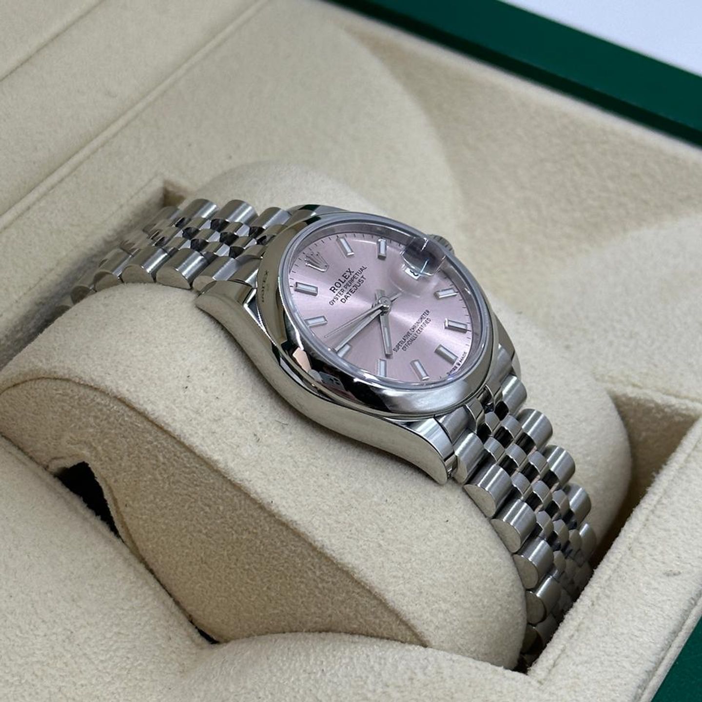 Rolex Datejust 278240 PINK INDEX JUB - (6/10)