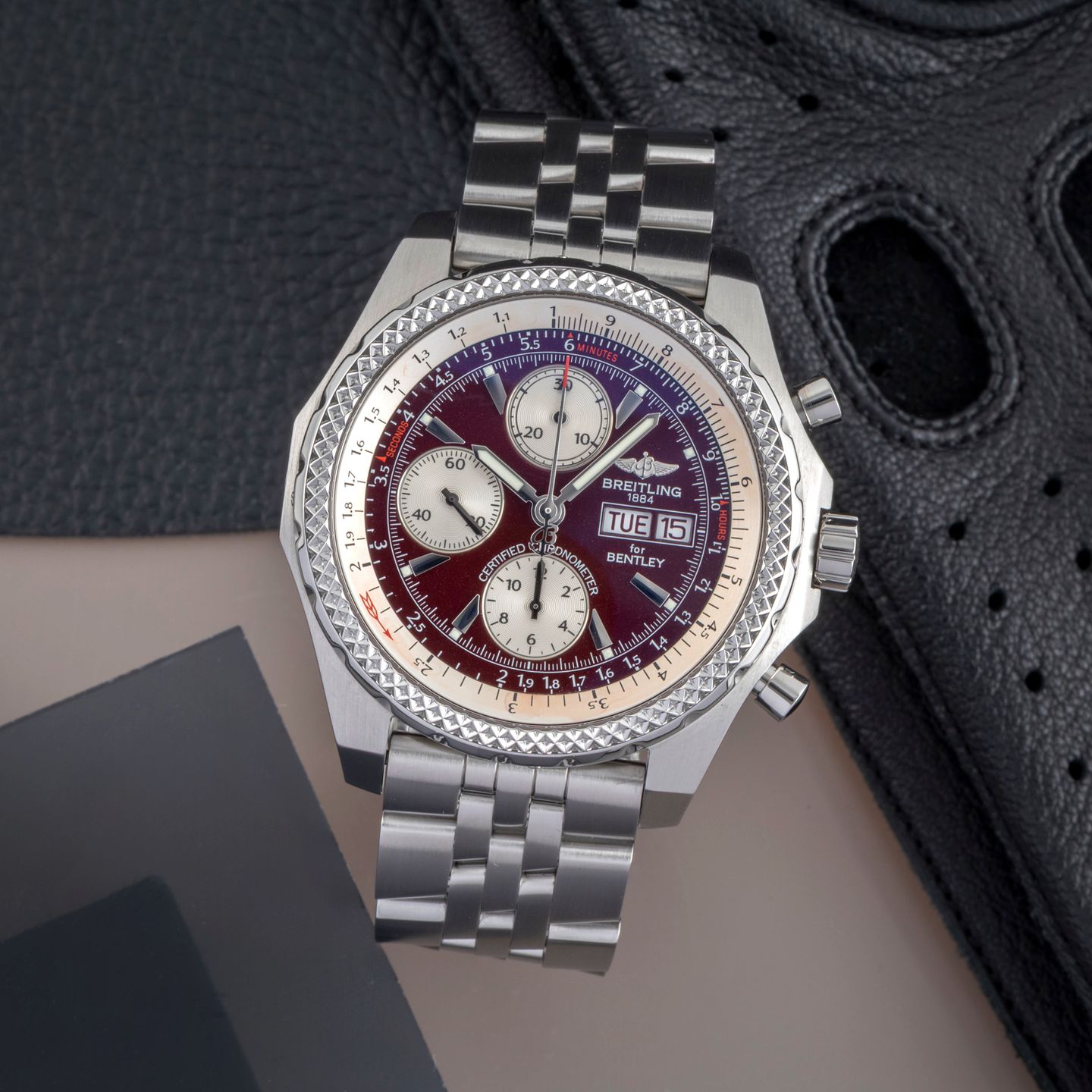 Breitling Bentley GT A13363 (2007) - 44mm Staal (1/8)