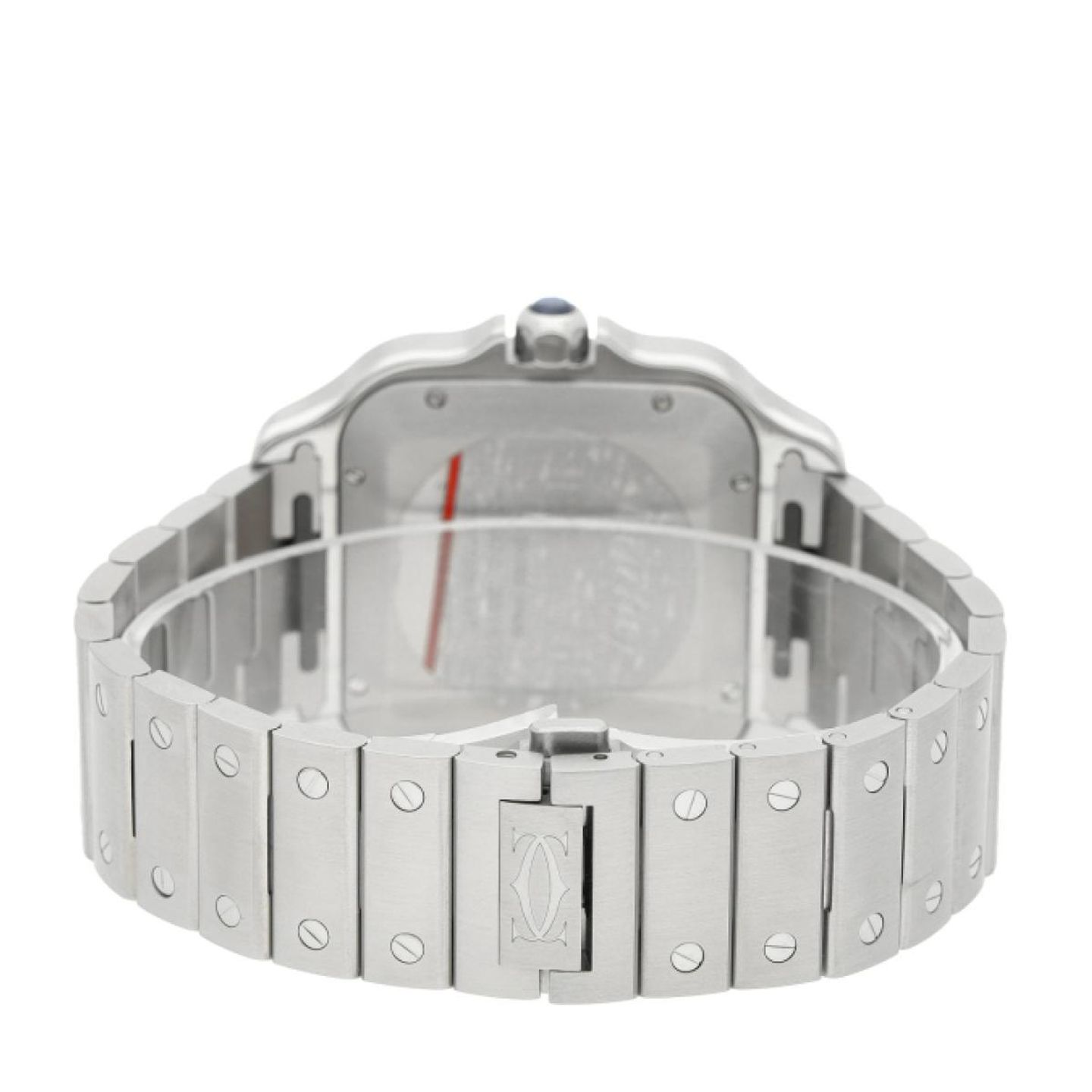 Cartier Santos WSSA0062 (2023) - Green dial 40 mm Steel case (4/5)