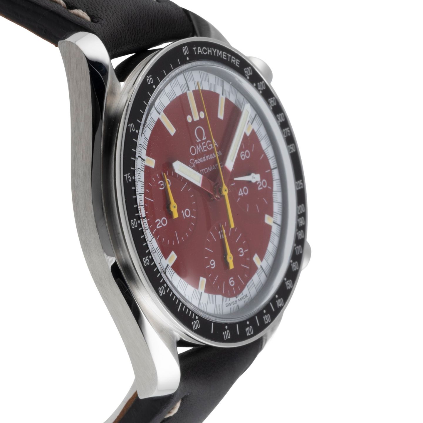 Omega Speedmaster Reduced 3810.61.41 (Onbekend (willekeurig serienummer)) - Rood wijzerplaat 39mm Staal (7/8)