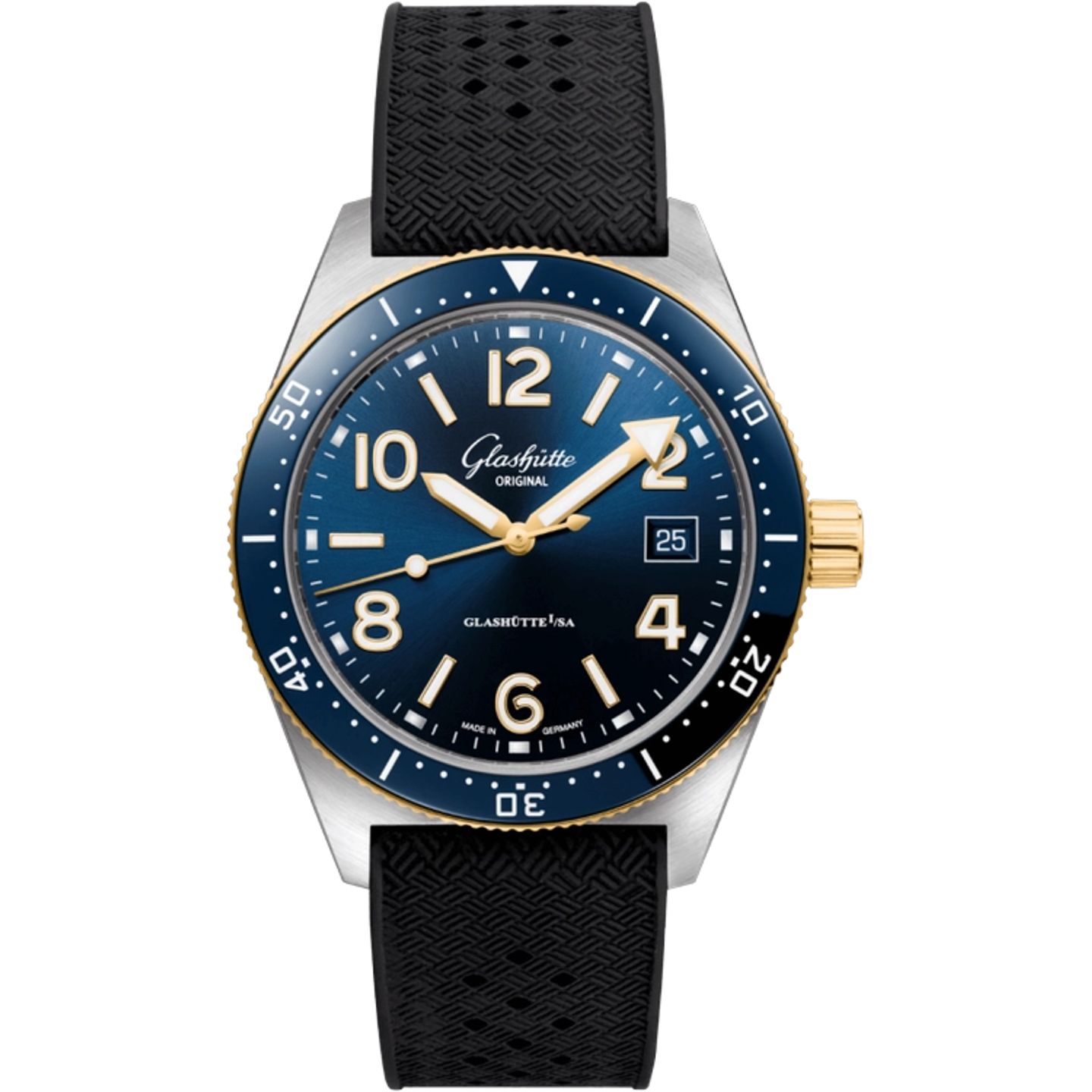 Glashütte Original SeaQ 1-39-11-10-90-33 (2026) - Blue dial 40 mm Steel case (1/1)