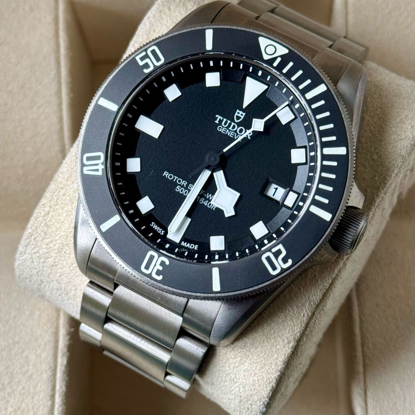 Tudor Pelagos 25500TN (2014) - Black dial 42 mm Titanium case (3/7)