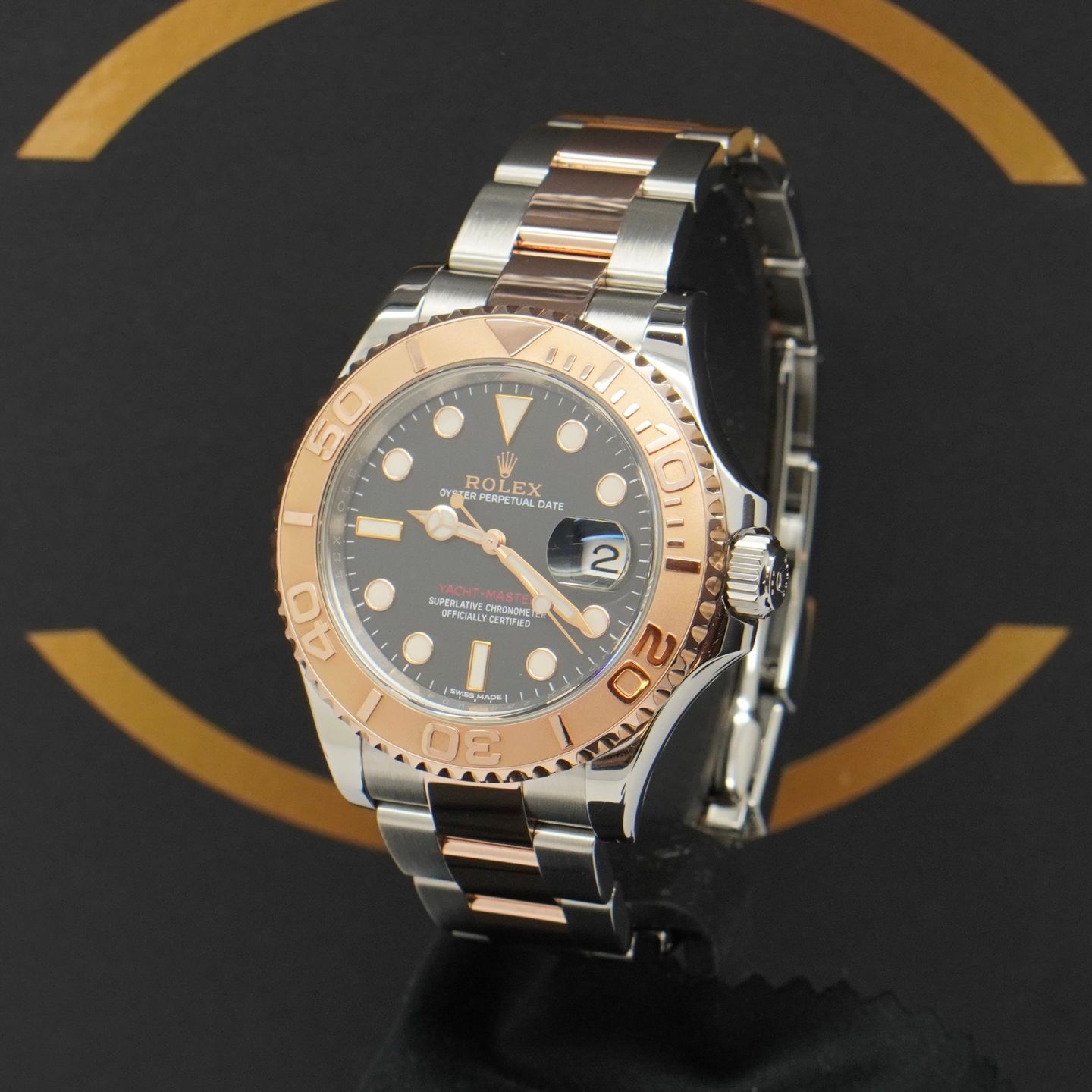 Rolex Yacht-Master 40 116621 (2017) - Black dial 40 mm Gold/Steel case (2/7)