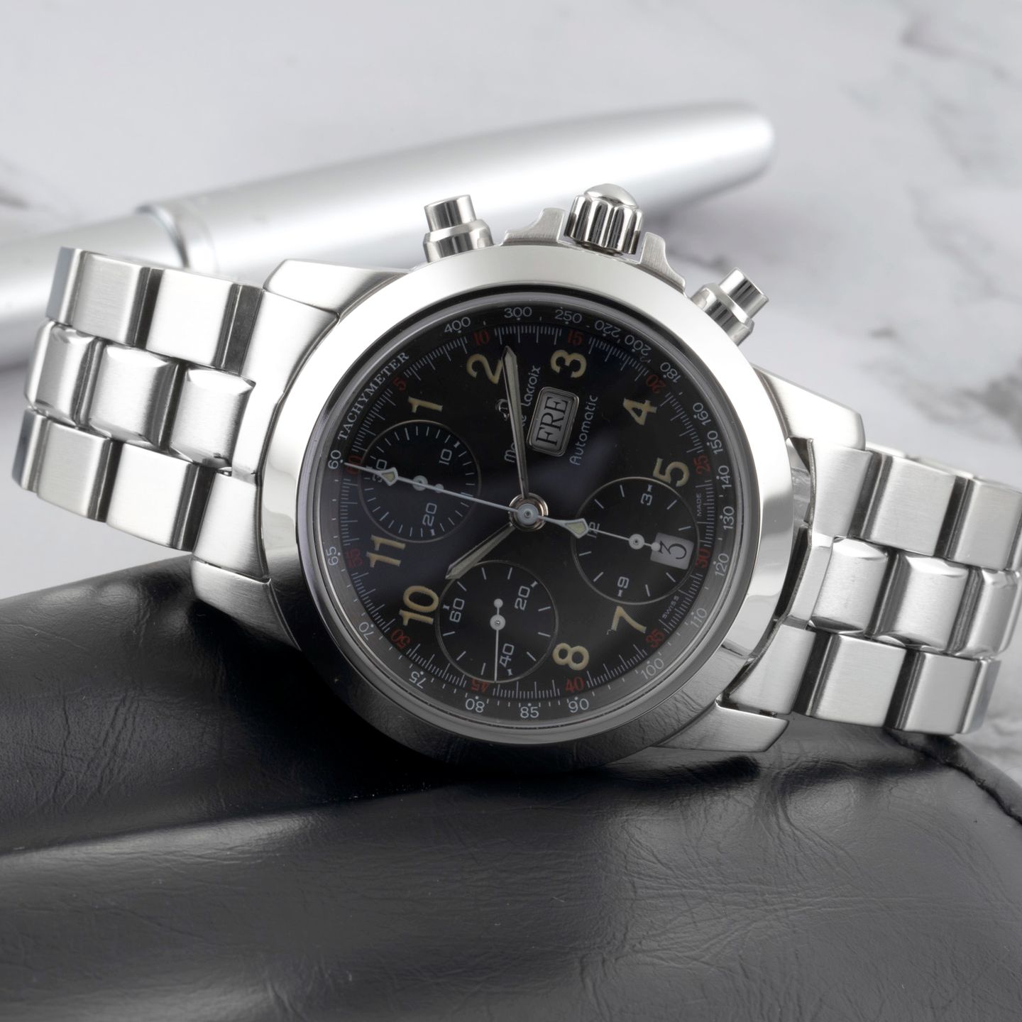 Maurice Lacroix Aikon AI6006-PVY11-170-1 (Onbekend (willekeurig serienummer)) - Parelmoer wijzerplaat 35mm Staal (2/8)