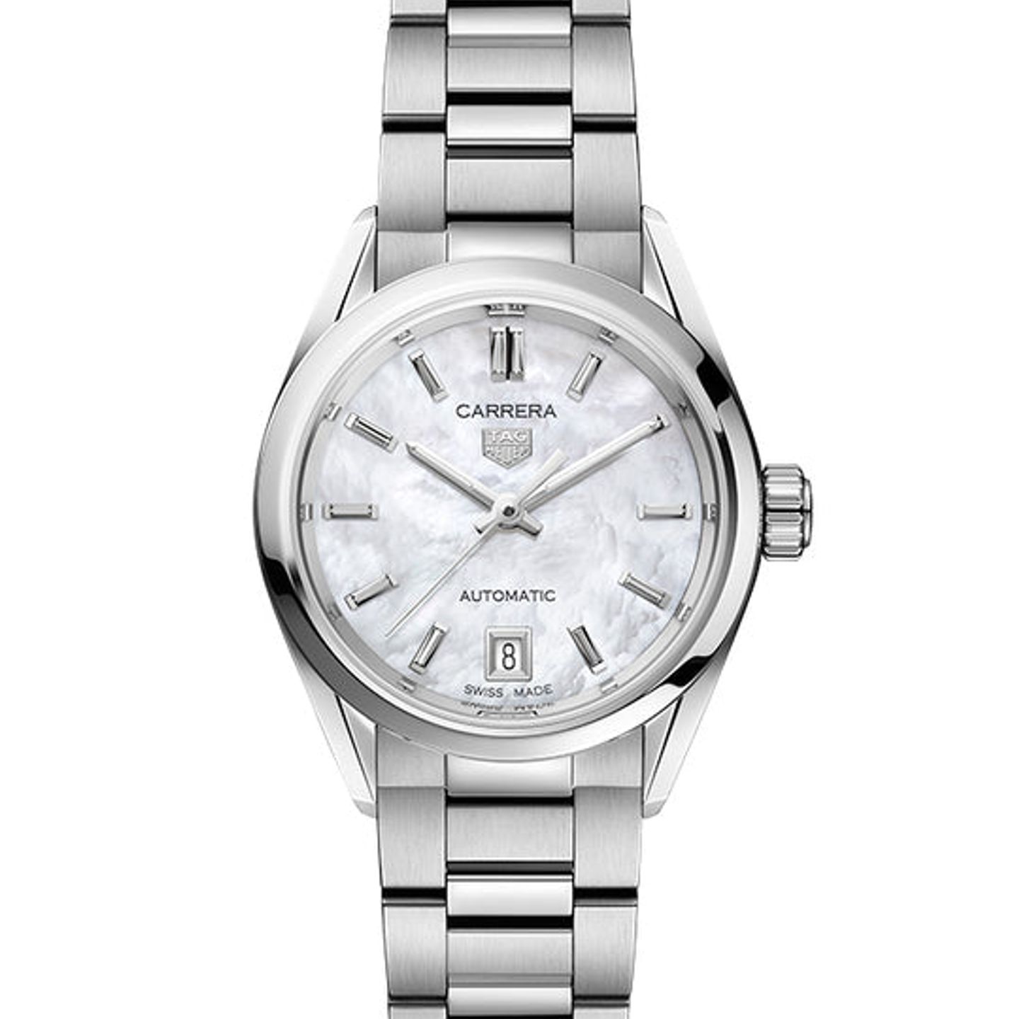 TAG Heuer Carrera Lady WBN2410.BA0621 (2025) - White dial 29 mm Steel case (1/1)