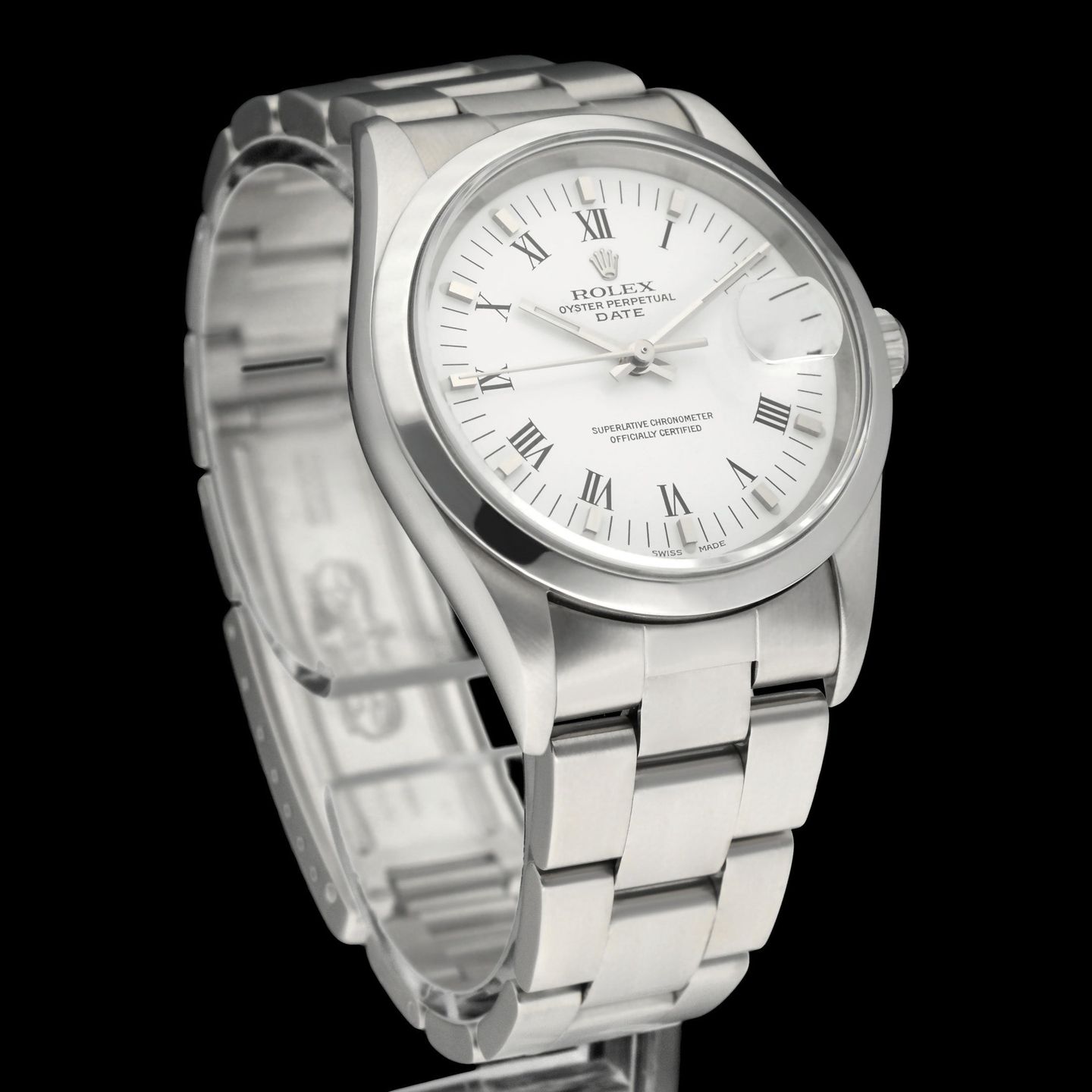 Rolex Oyster Perpetual Date 15200 (1999) - Silver dial 34 mm Steel case (3/7)