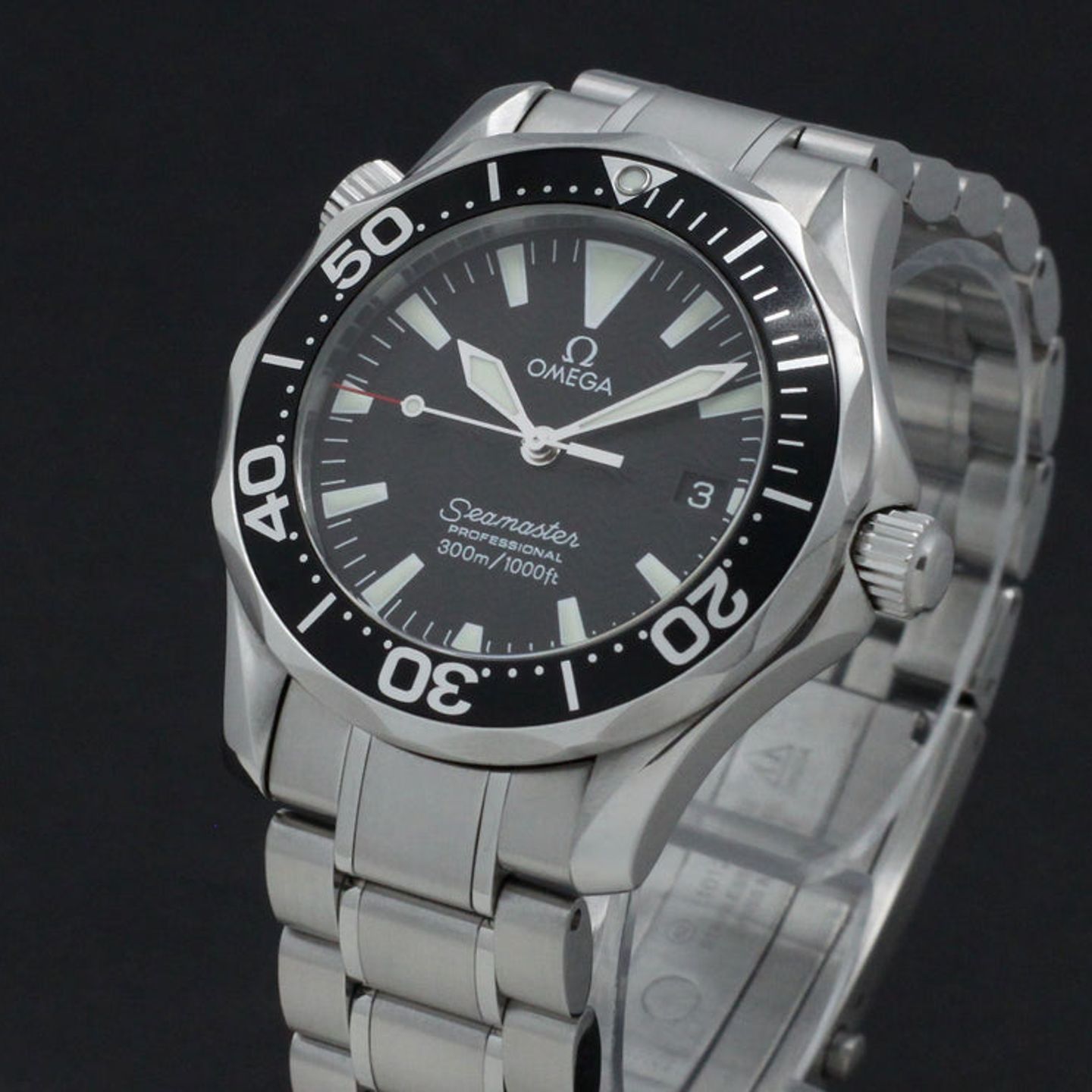 Omega Seamaster Diver 300 M 2262.50.00 (2010) - Zwart wijzerplaat 36mm Staal (7/7)