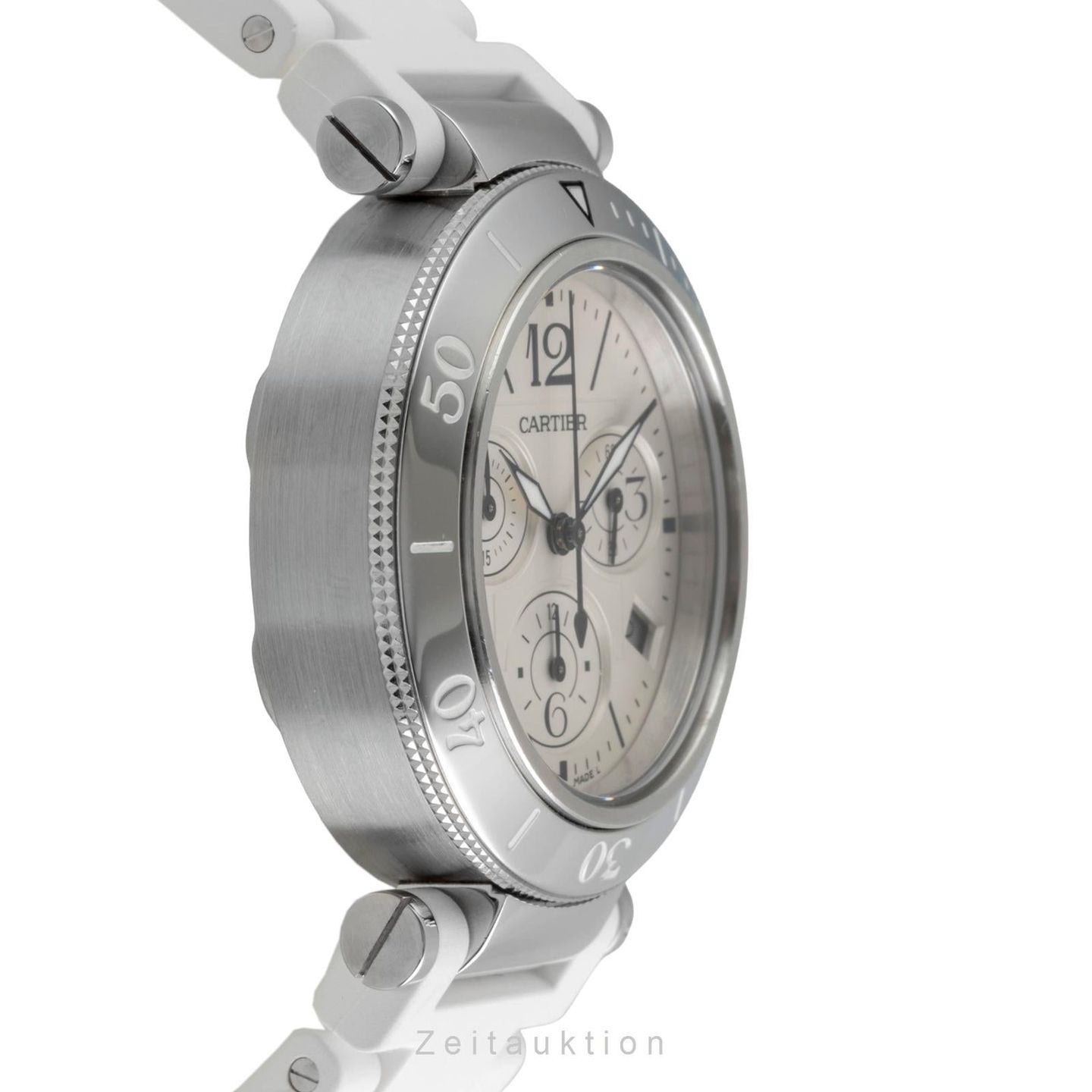 Cartier Pasha W3140005 (2015) - Silver dial 37 mm Steel case (6/8)