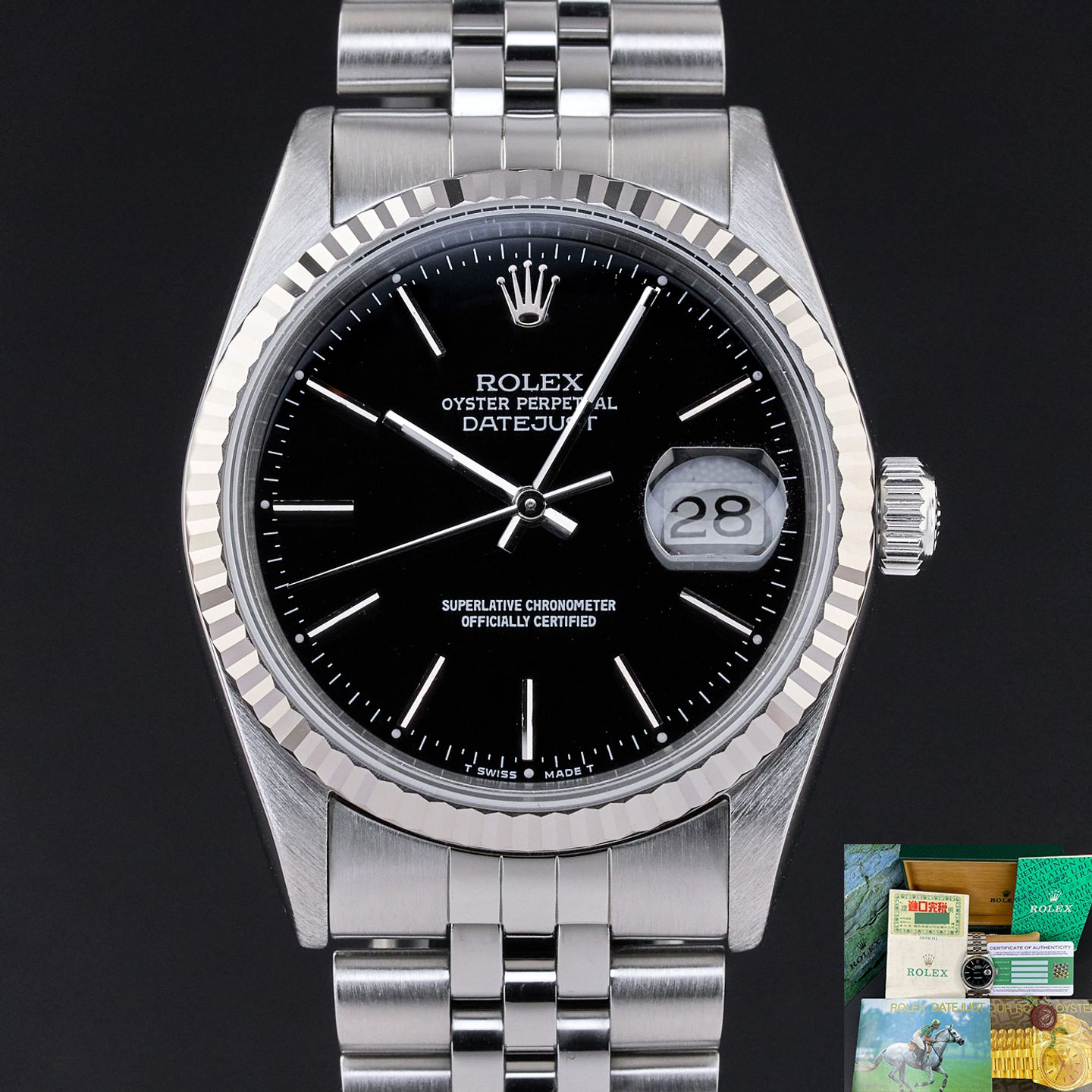 Rolex Datejust 36 16234 (1988) - 36 mm Steel case (1/8)