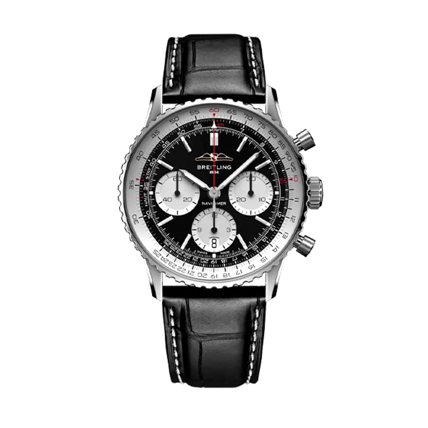 Breitling Navitimer 1 B01 Chronograph AB0139211B1P1 (2026) - Black dial 41 mm Steel case (1/8)