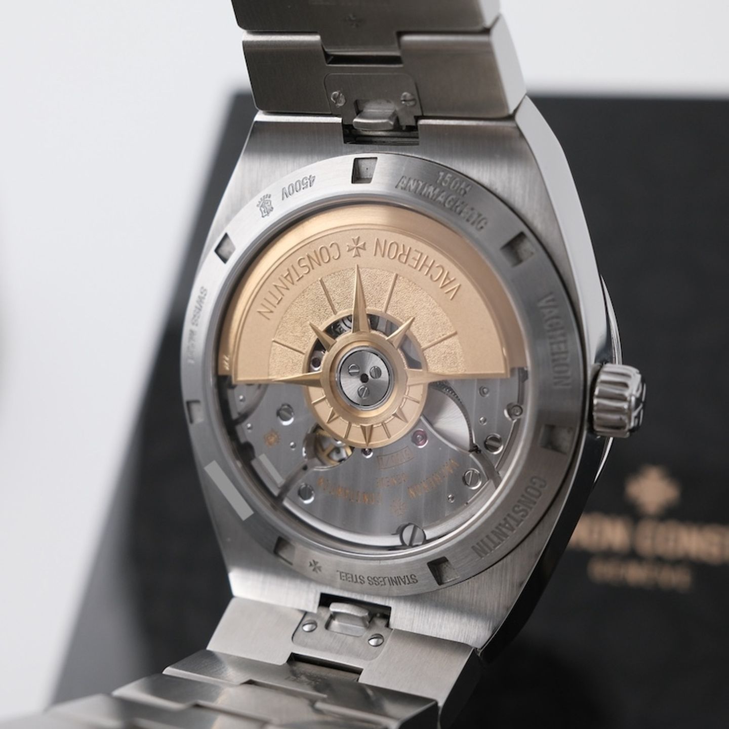 Vacheron Constantin Overseas 4500V/110A-B128 (2019) - Blauw wijzerplaat 42mm Staal (8/8)