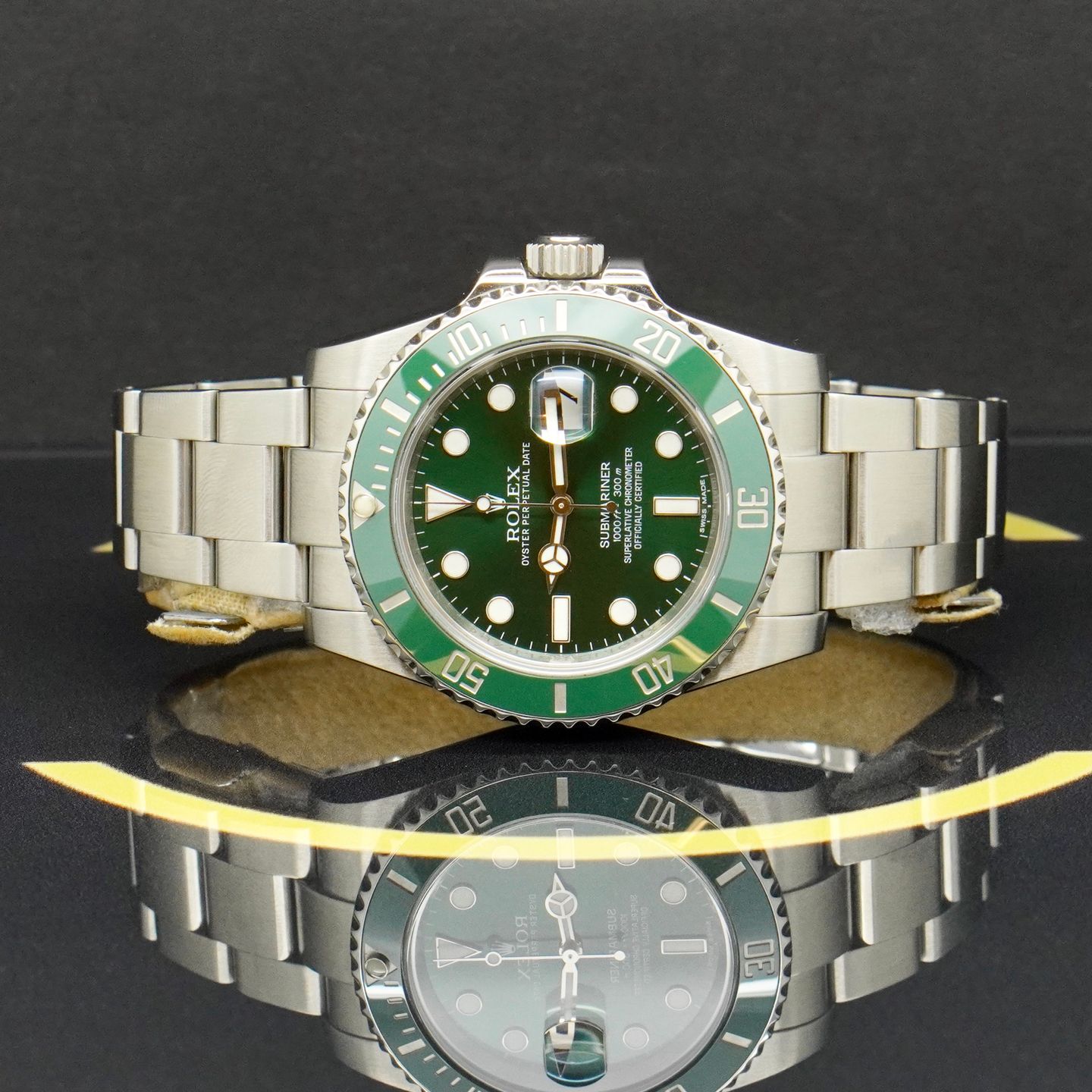 Rolex Submariner Date 116610LV (2020) - Groen wijzerplaat 40mm Staal (2/7)