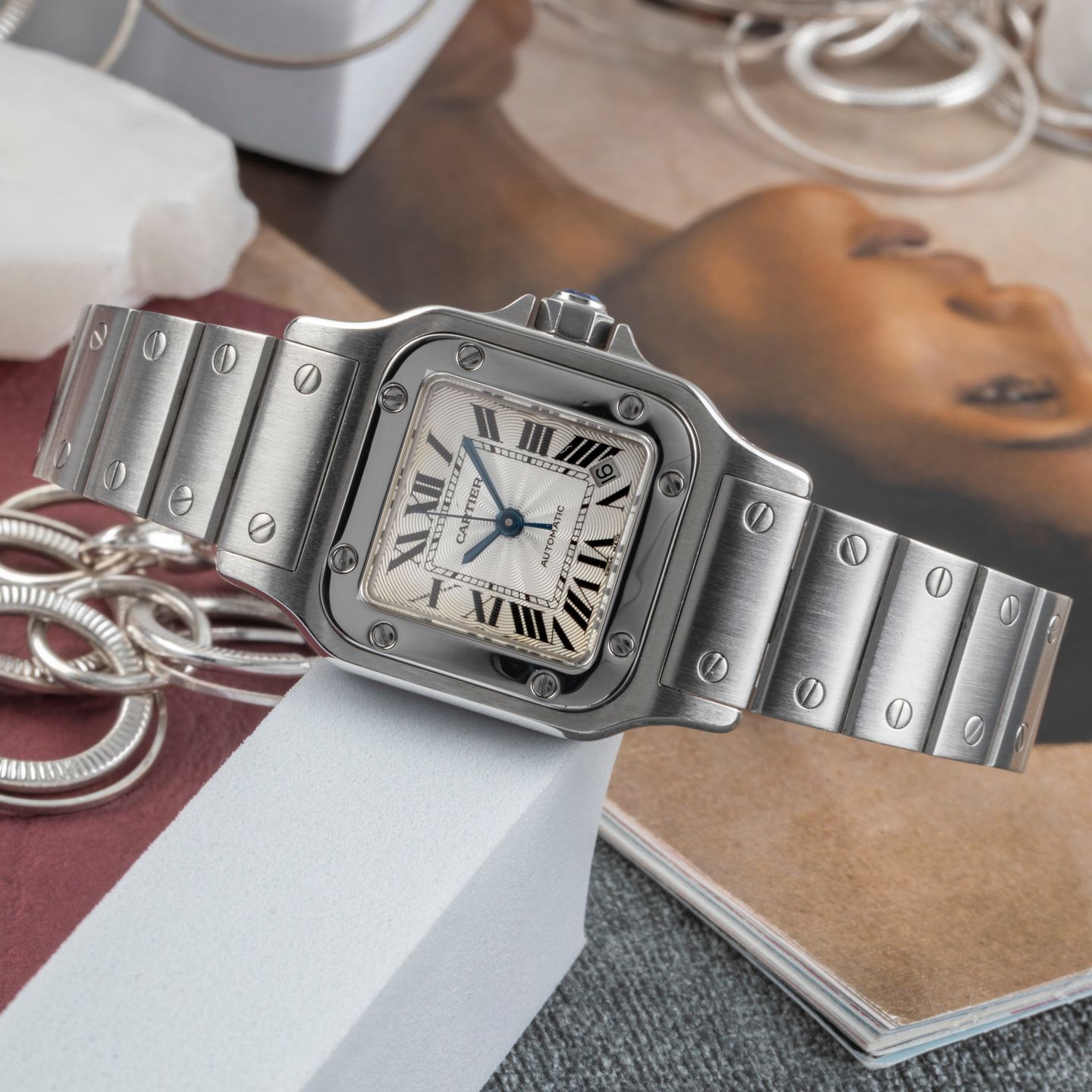 Cartier Santos Galbée W20054D6 - (2/8)