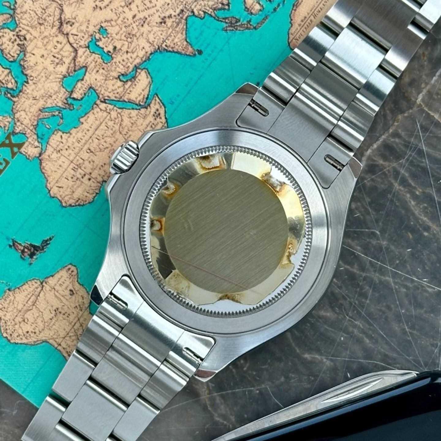 Rolex Yacht-Master 40 16622 (2004) - Zilver wijzerplaat 40mm Staal (5/8)