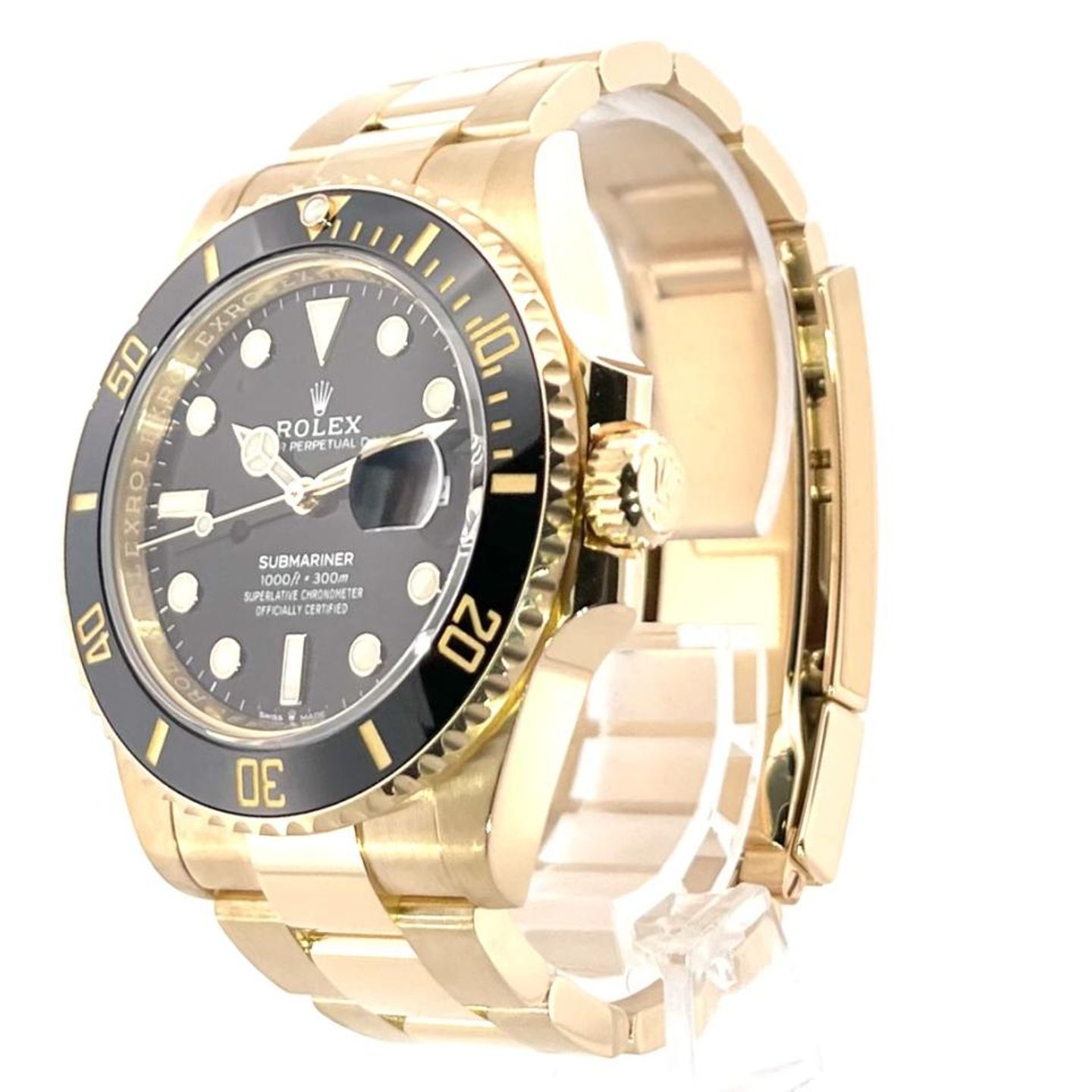 Rolex Submariner Date 126618LN (2021) - Black dial 41 mm Yellow Gold case (3/8)