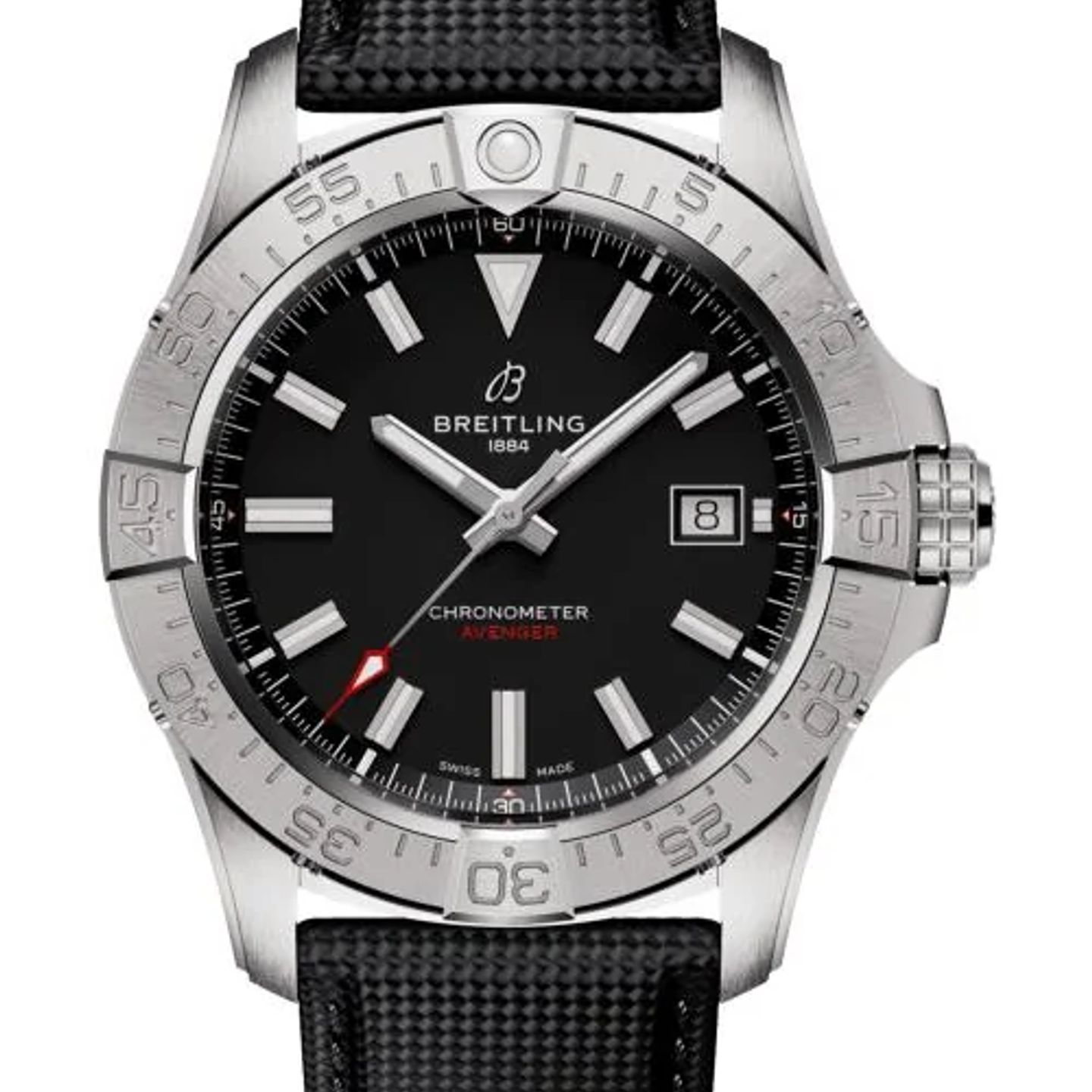 Breitling Avenger A17328101B1X1 (2026) - Zwart wijzerplaat 42mm Staal (1/1)