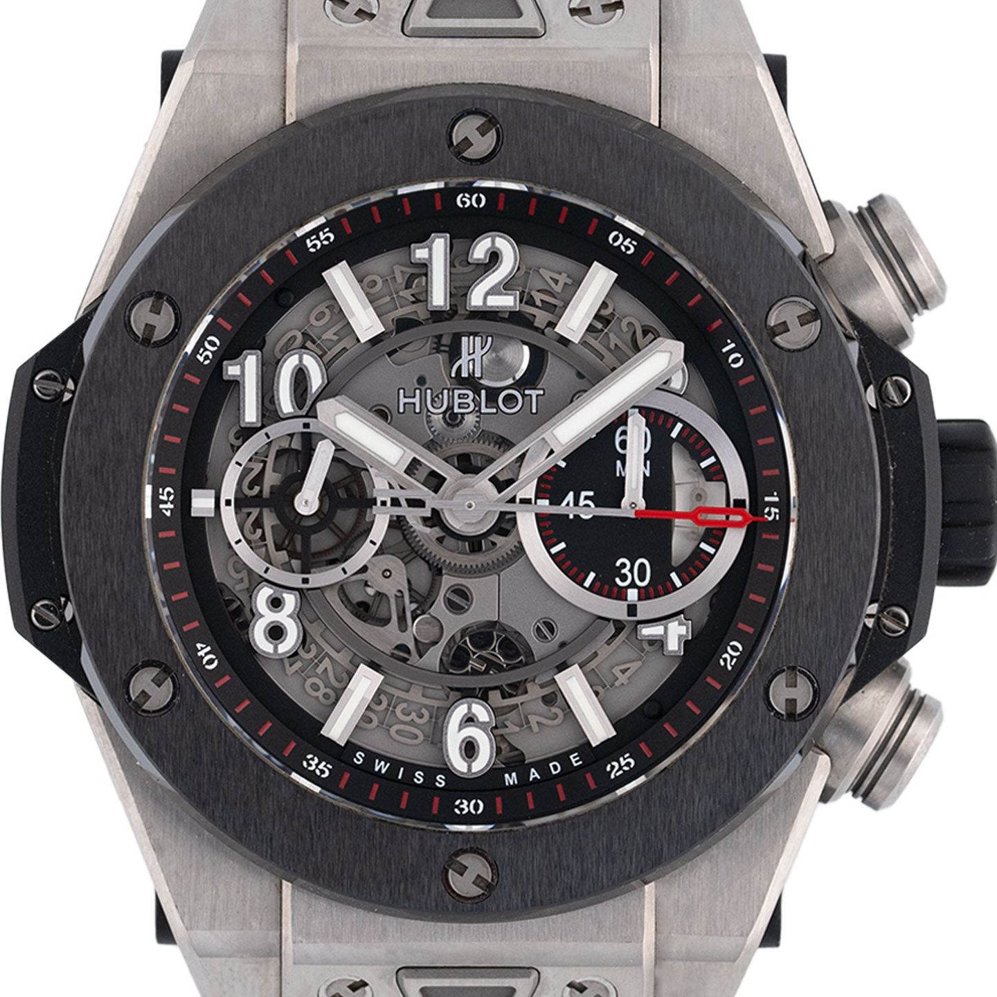 Hublot Big Bang Unico 411.NM.1170.RX (Unknown (random serial)) - Transparent dial 46 mm Titanium case (2/5)