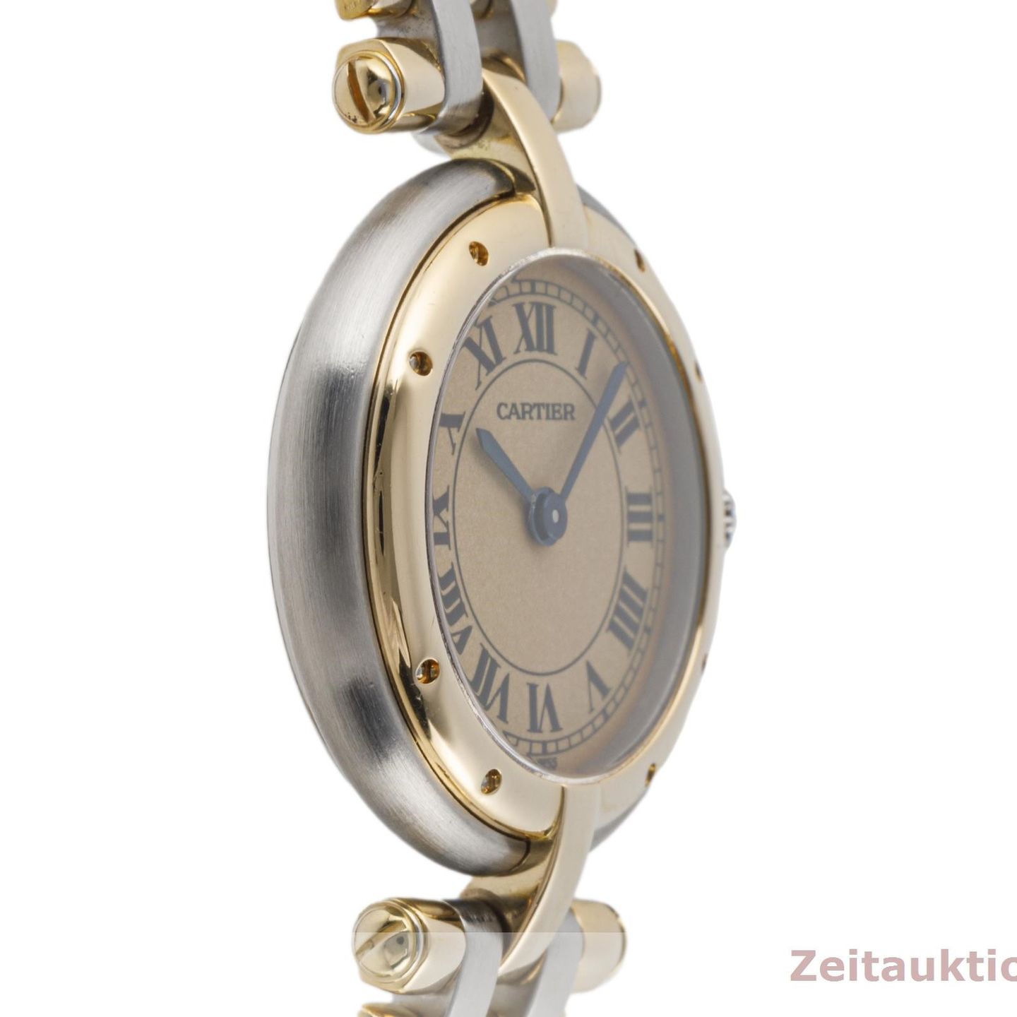 Cartier Panthère 166920 (1990) - Champagne wijzerplaat 24mm Goud/Staal (7/8)