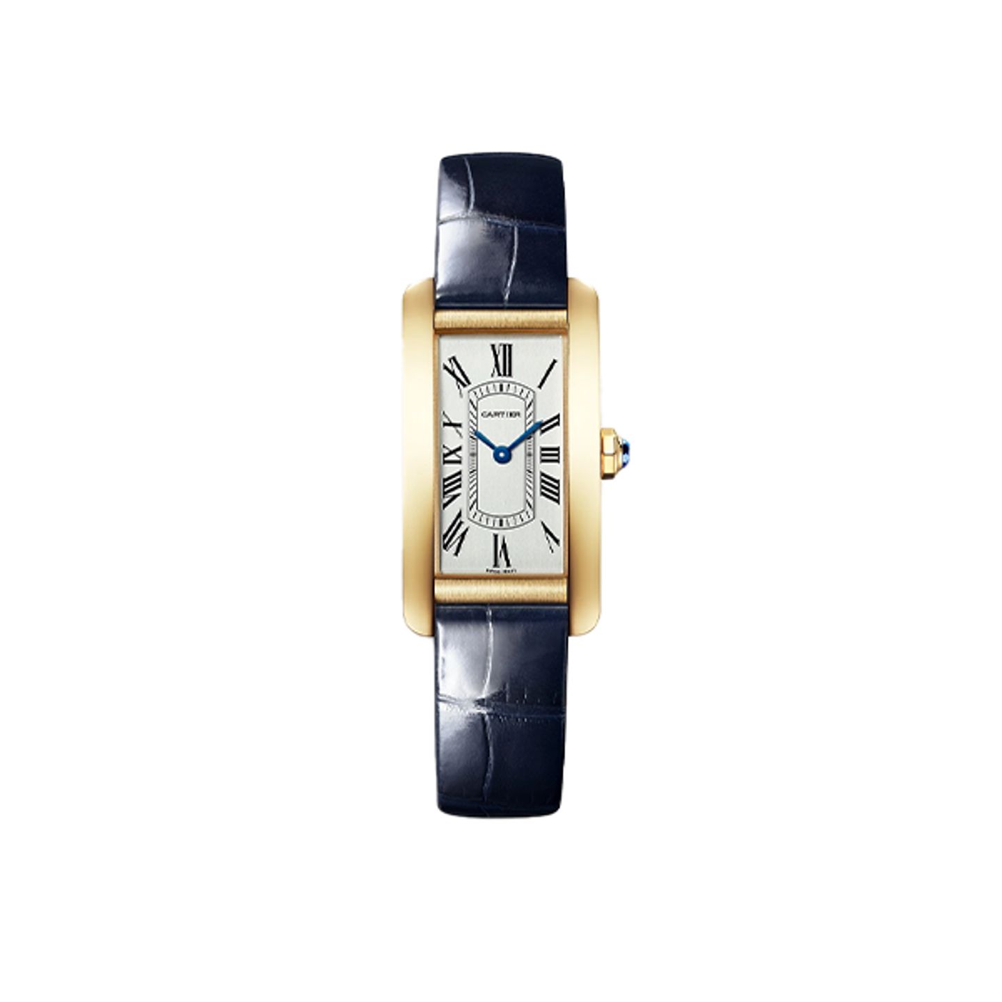 Cartier Tank Américaine WGTA0299 (2025) - Silver dial 35 mm Yellow Gold case (1/8)