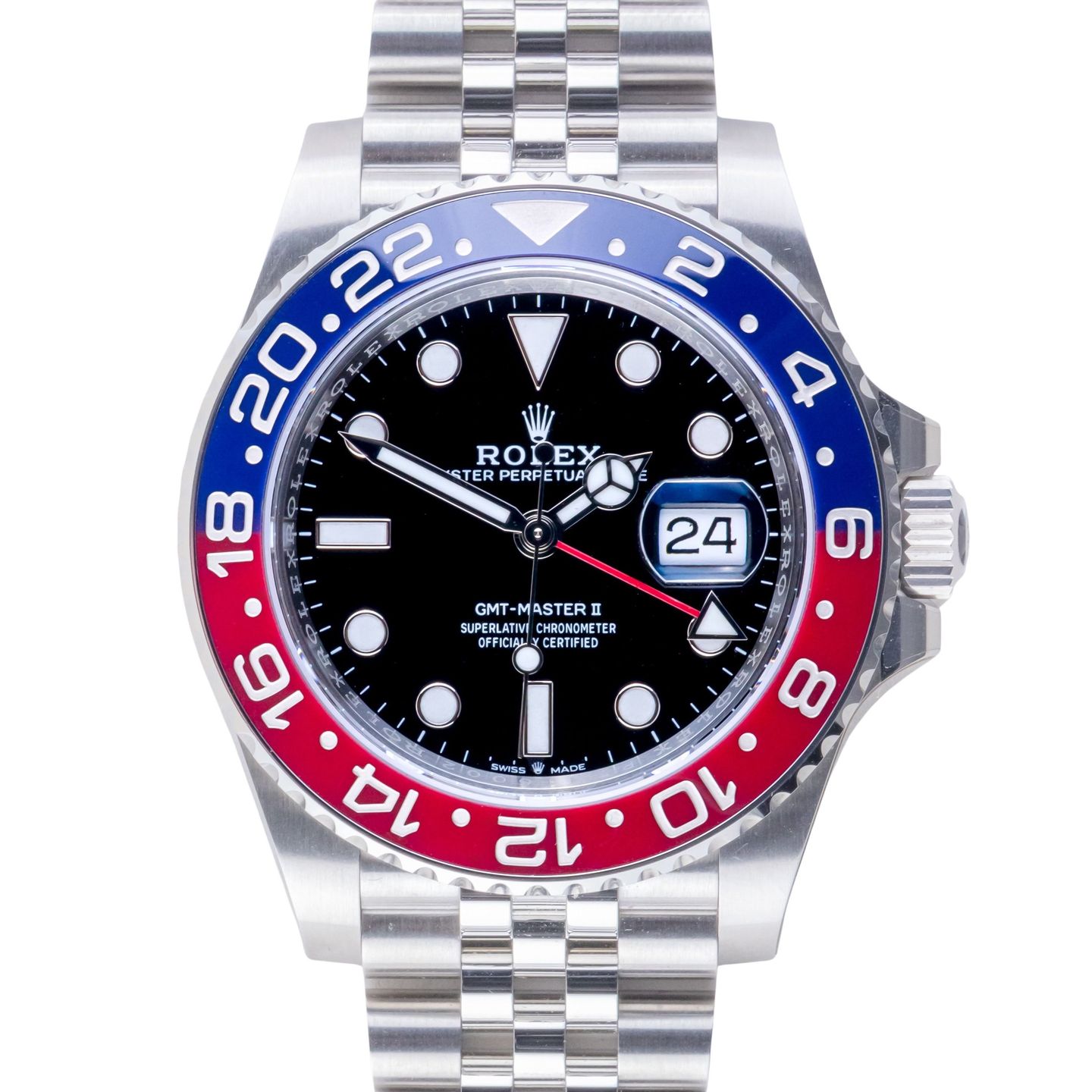 Rolex GMT-Master II 126710BLRO (2025) - Zwart wijzerplaat 40mm Staal (3/8)