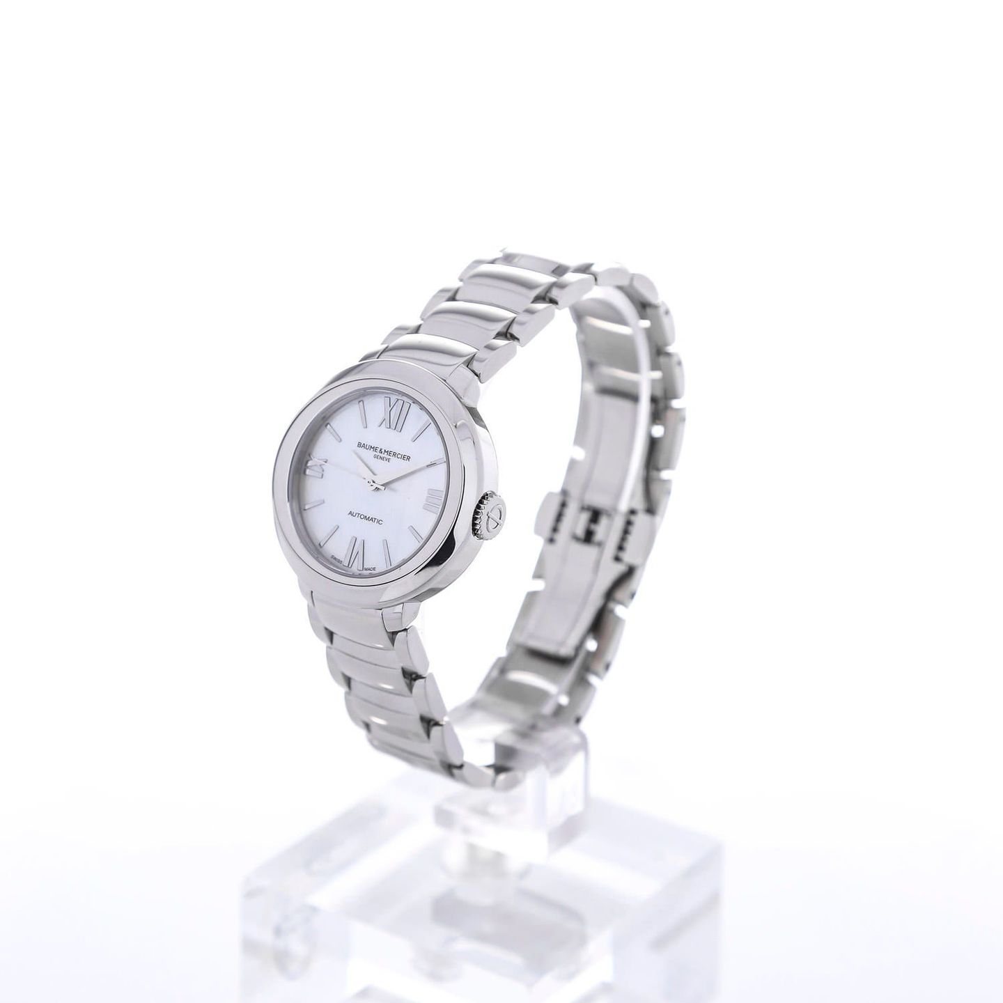 Baume & Mercier Promesse M0A10182 (2024) - Parelmoer wijzerplaat 30mm Staal (3/5)
