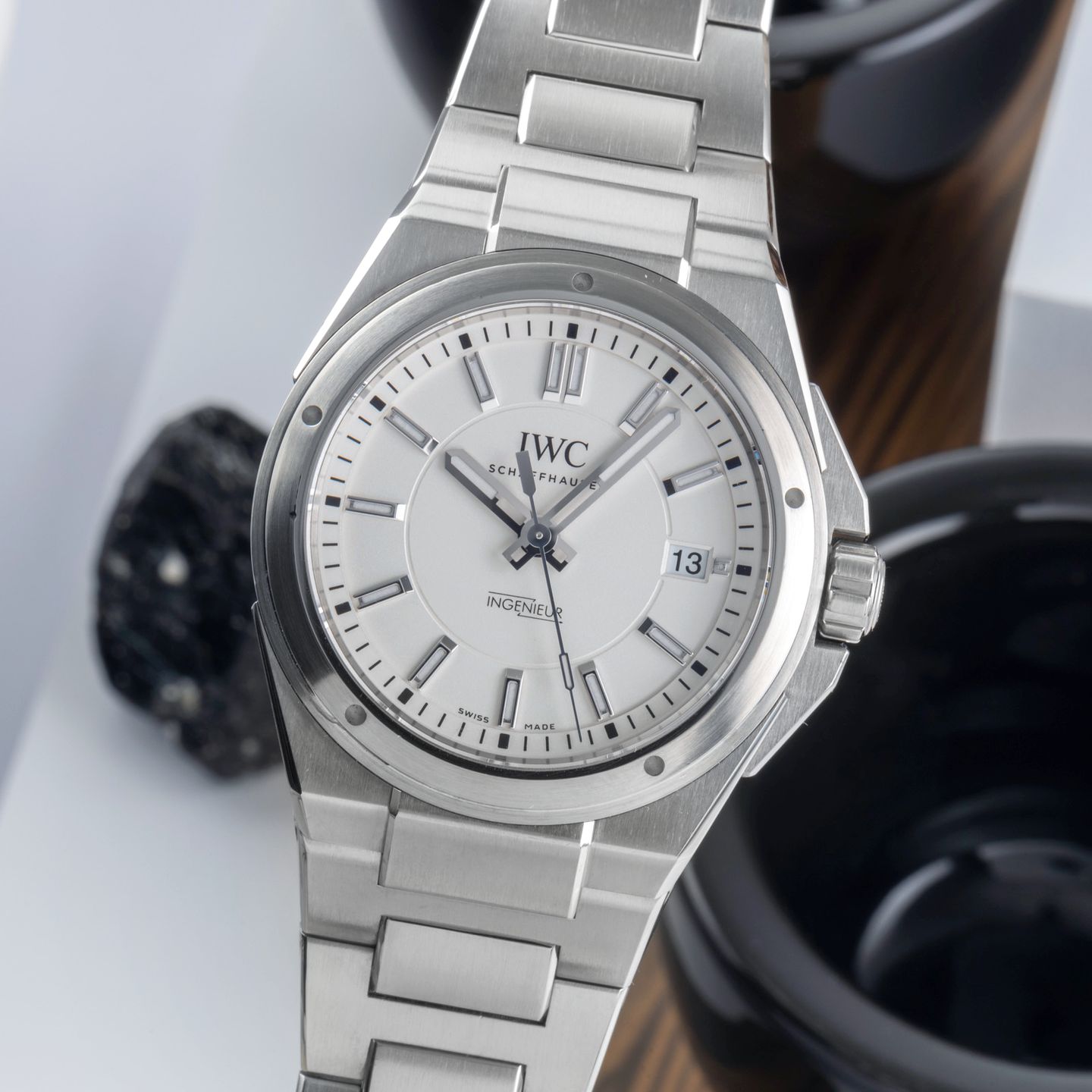 IWC Ingenieur Automatic IW323904 (Onbekend (willekeurig serienummer)) - Zilver wijzerplaat 40mm Staal (3/8)