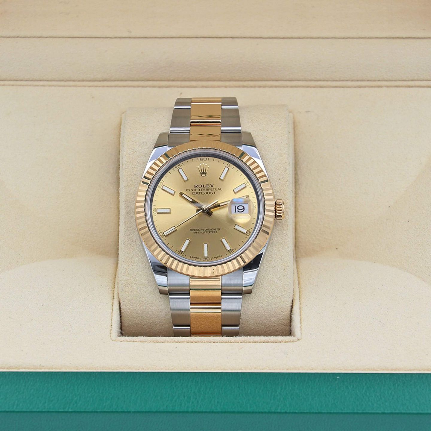 Rolex Datejust 41 126333 (Onbekend (willekeurig serienummer)) - 41mm Goud/Staal (2/5)