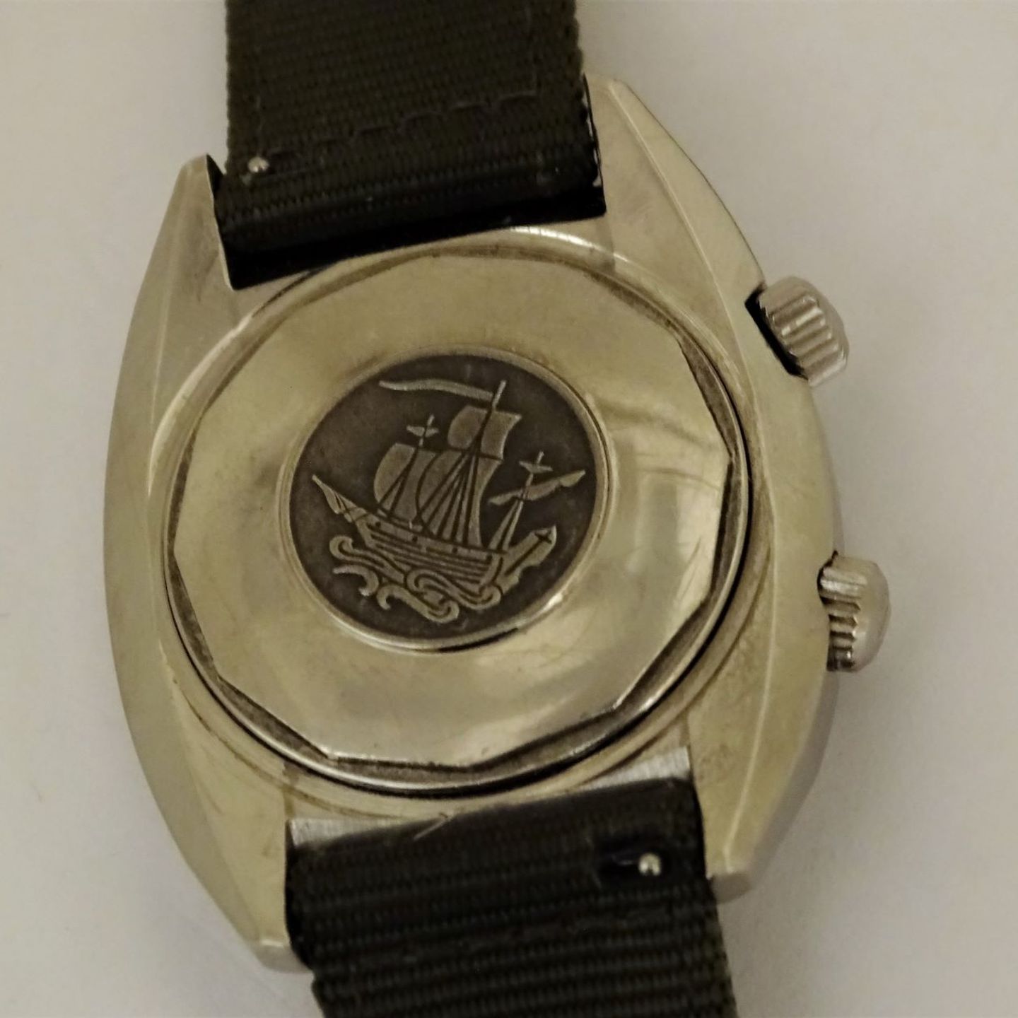 Tissot Seastar 44518-7 (1969) - Black dial 42 mm Steel case (5/7)