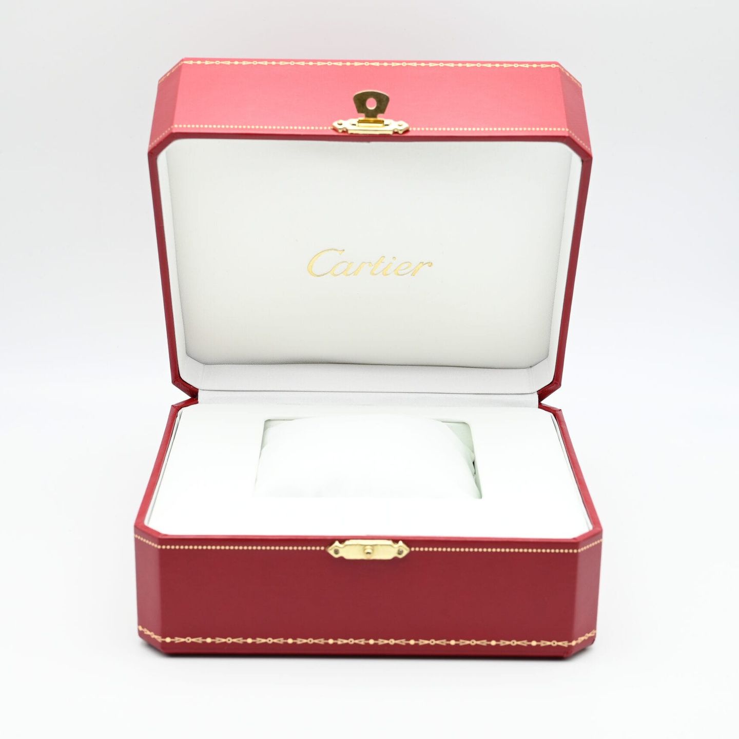 Cartier Tank Vermeil 5057001 (Unknown (random serial)) - White dial 20 mm Silver case (2/8)