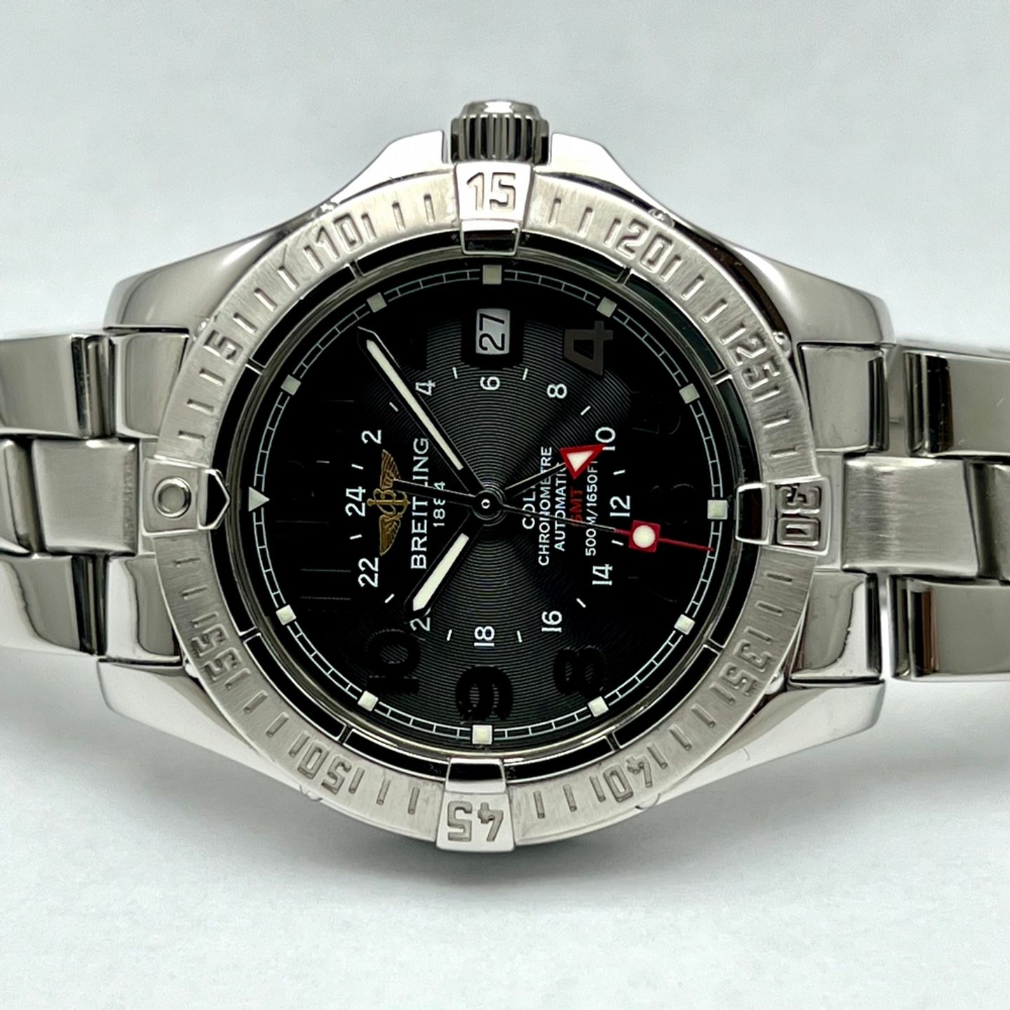 Breitling Colt GMT A32350 (2005) - Black dial 41 mm Steel case (2/10)