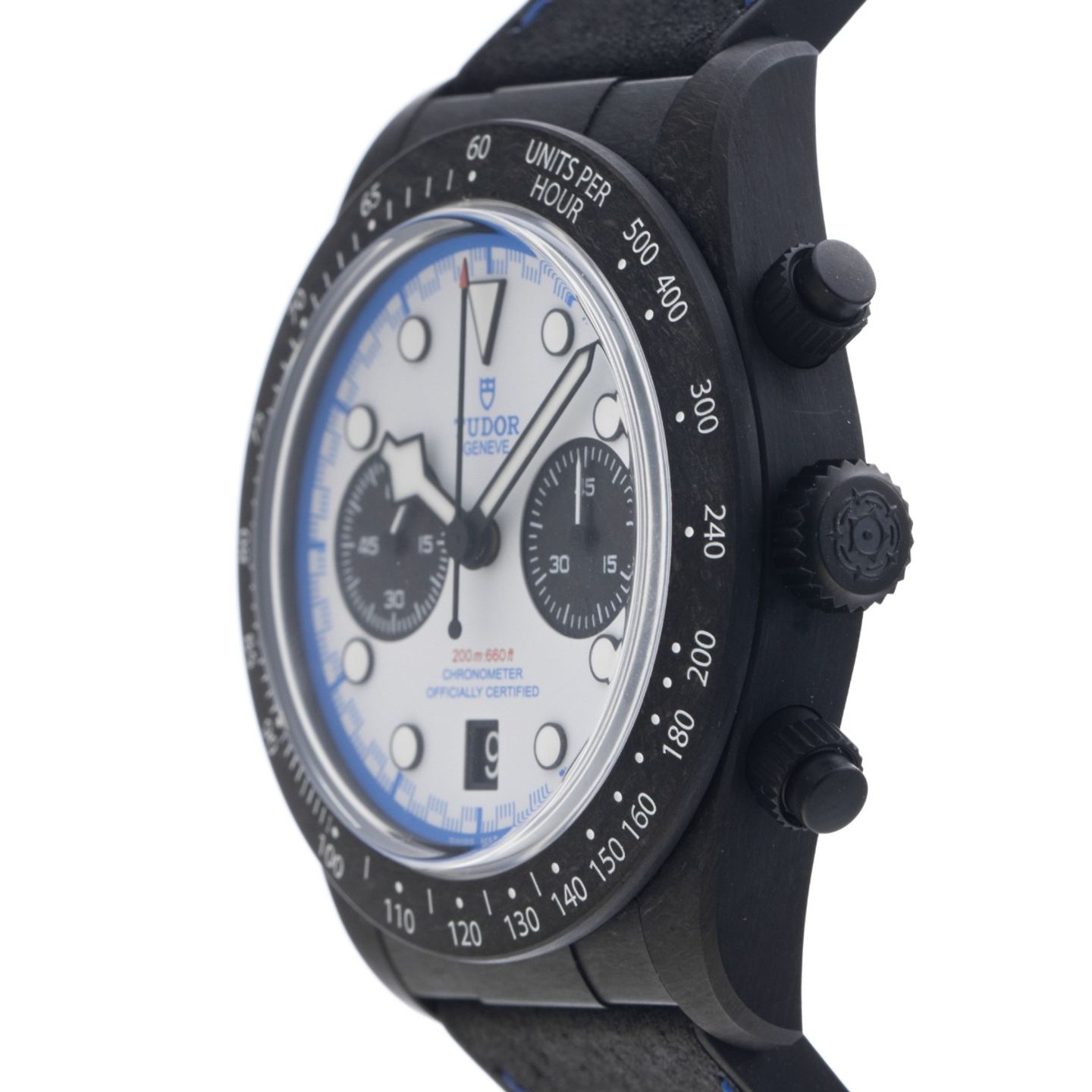 Tudor Black Bay Chrono 79377KN (2025) - White dial 42 mm Carbon case (4/7)