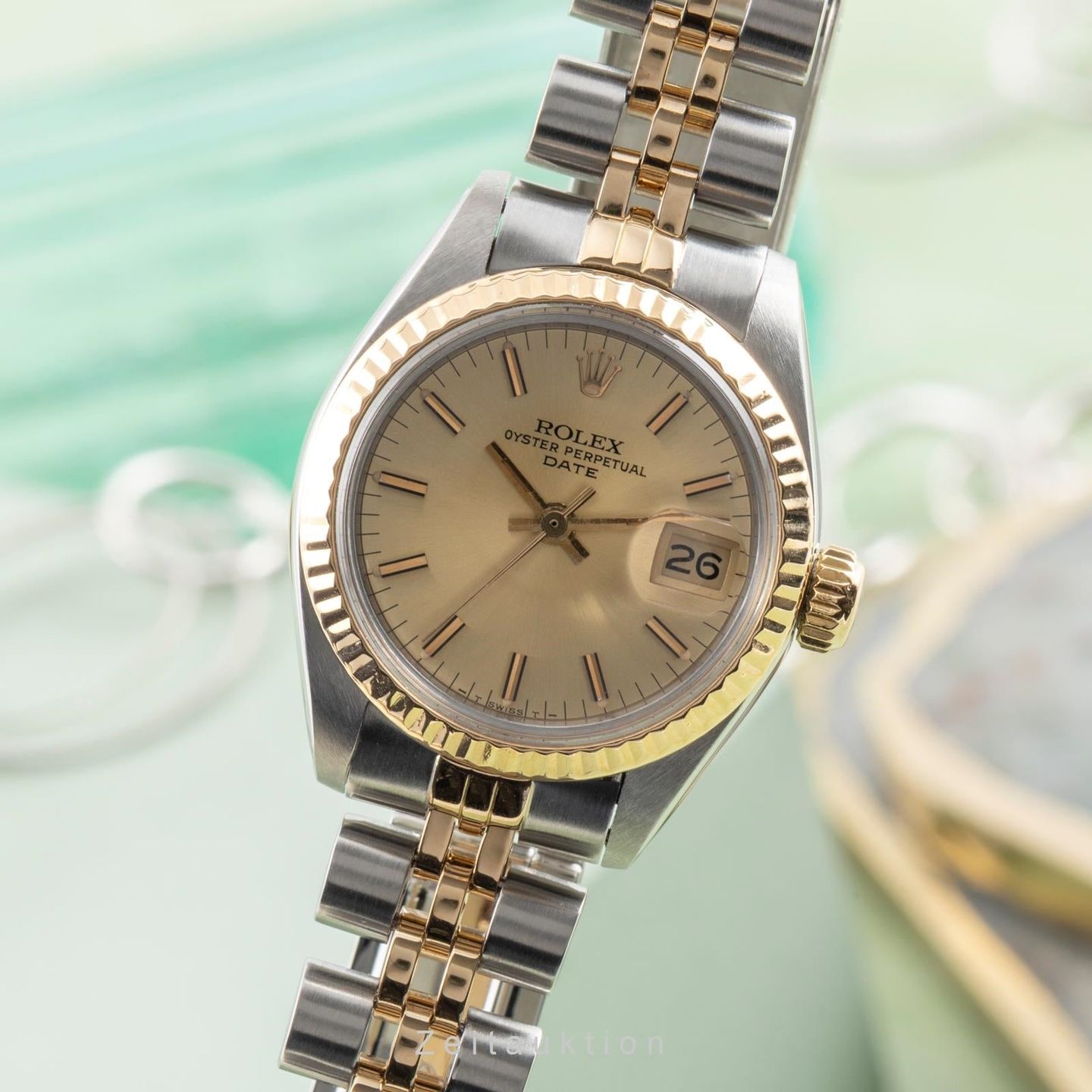 Rolex Lady-Datejust 6917 (1983) - 26mm Goud/Staal (1/8)