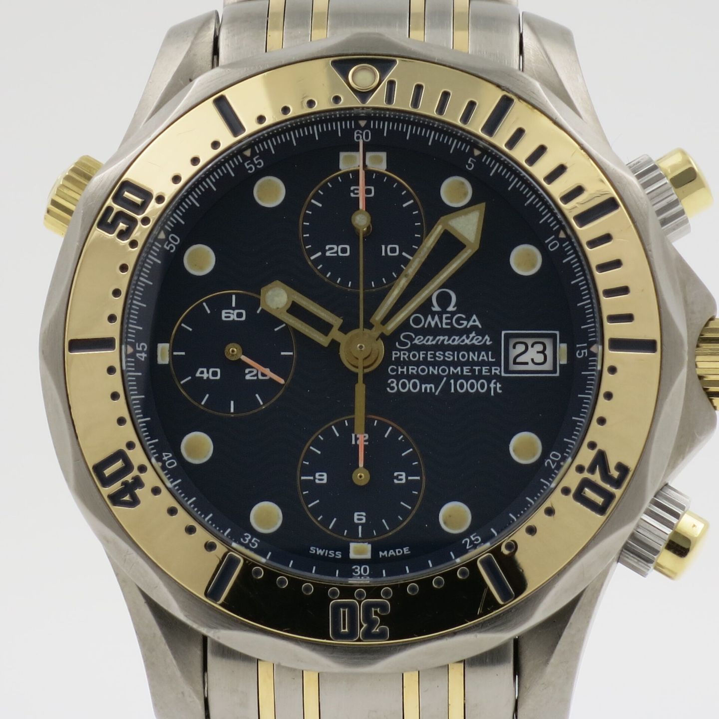 Omega Seamaster Diver 300 M 2297.80.00 (2007) - Blue dial 42 mm Titanium case (1/4)