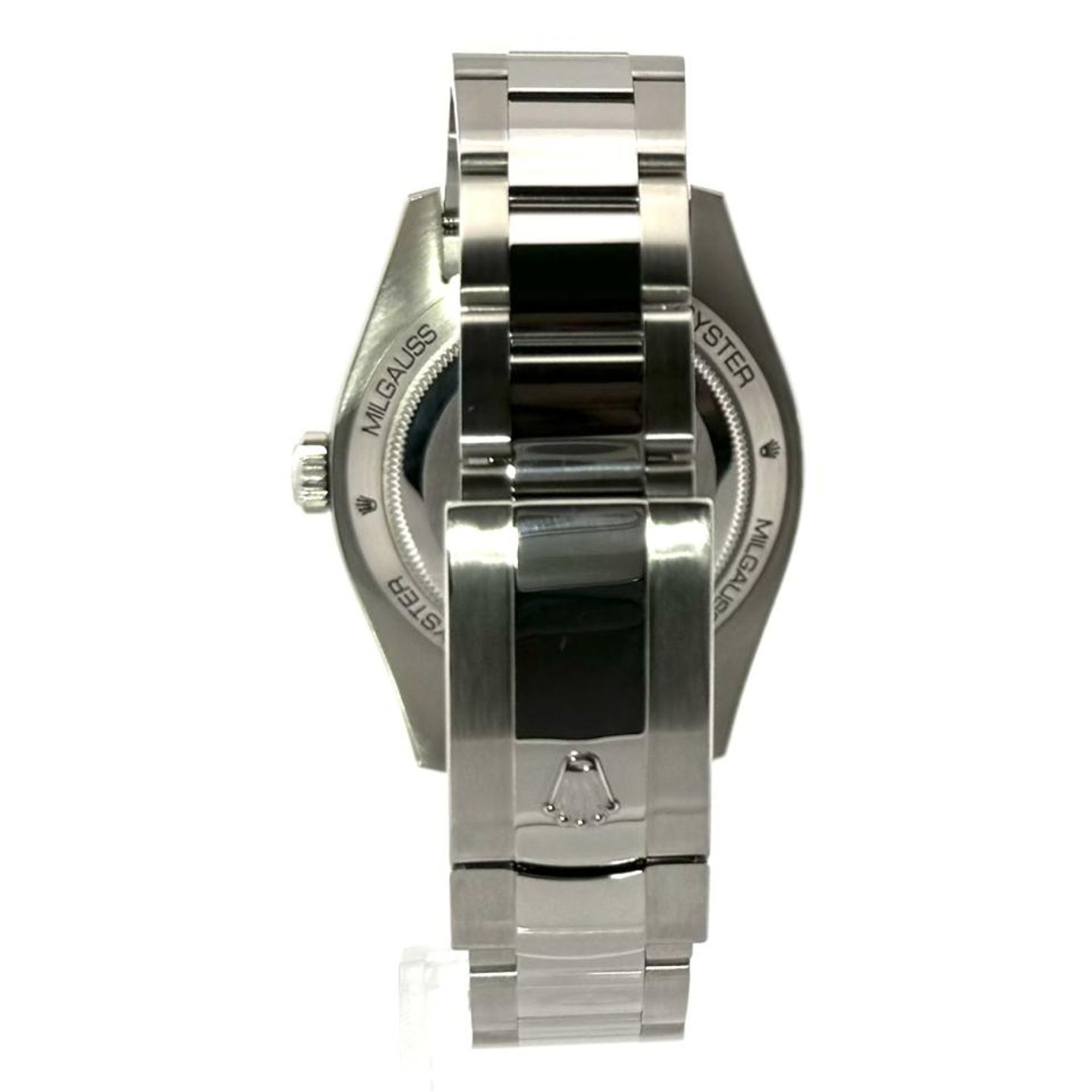 Rolex Milgauss 116400 (2010) - White dial 40 mm Steel case (8/8)