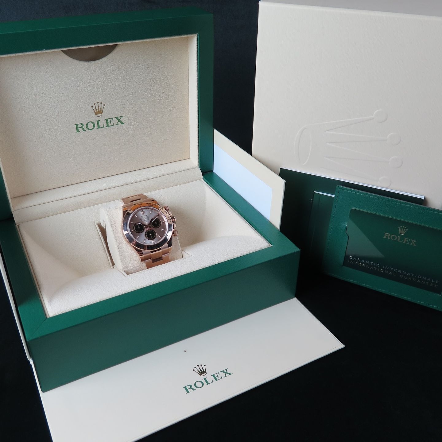 Rolex Daytona 126505 (2023) - Silver dial 40 mm Rose Gold case (8/8)