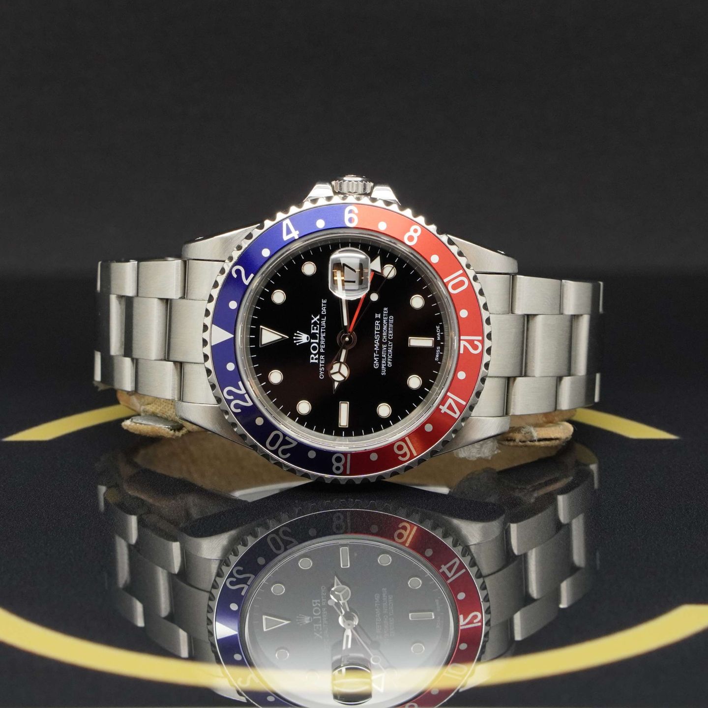 Rolex GMT-Master II 16710 (2001) - Zwart wijzerplaat 40mm Staal (4/7)