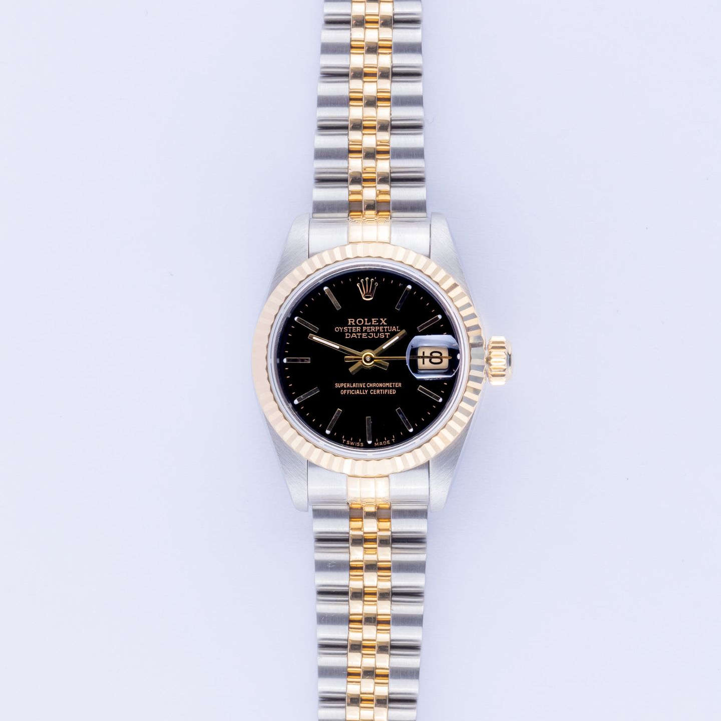 Rolex Lady-Datejust 69173 (1990) - 26 mm Gold/Steel case (3/8)