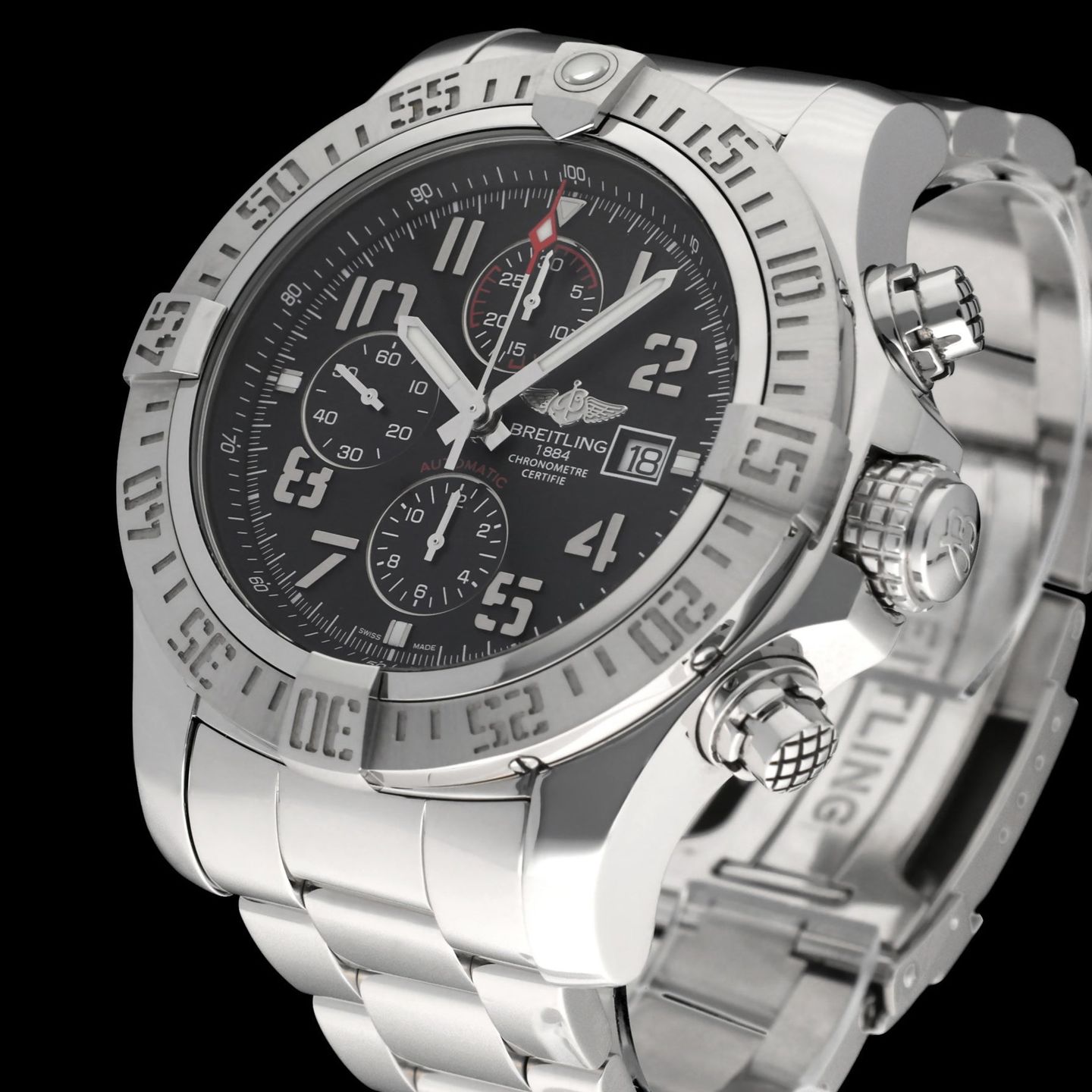 Breitling Super Avenger II A13371 (2015) - 48mm Staal (7/8)