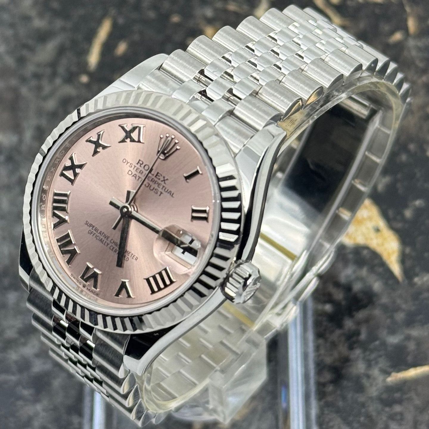 Rolex Datejust 31 278274 (2025) - Roze wijzerplaat 31mm Staal (5/8)