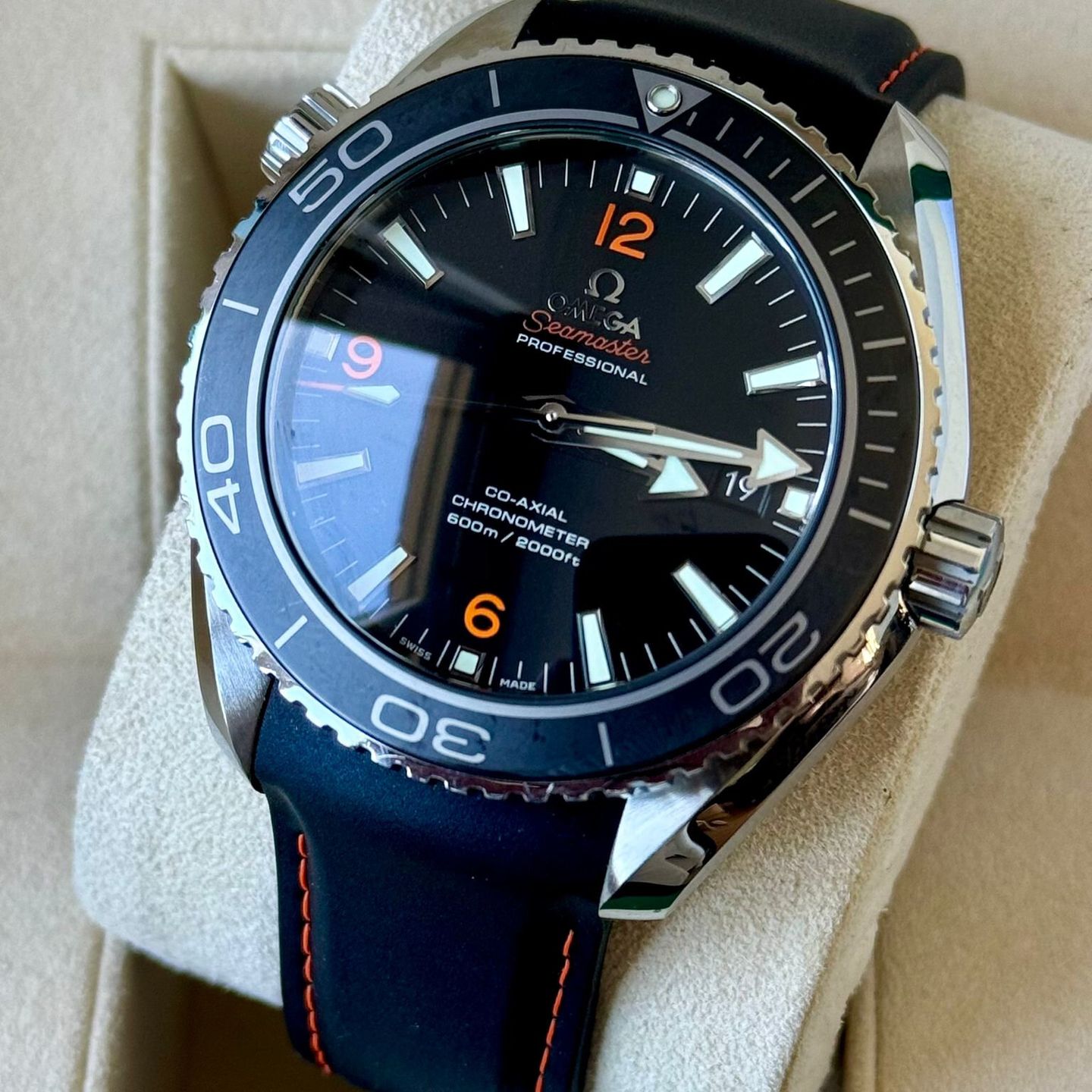 Omega Seamaster Planet Ocean 232.32.46.21.01.005 (2019) - Zwart wijzerplaat 46mm Staal (3/7)