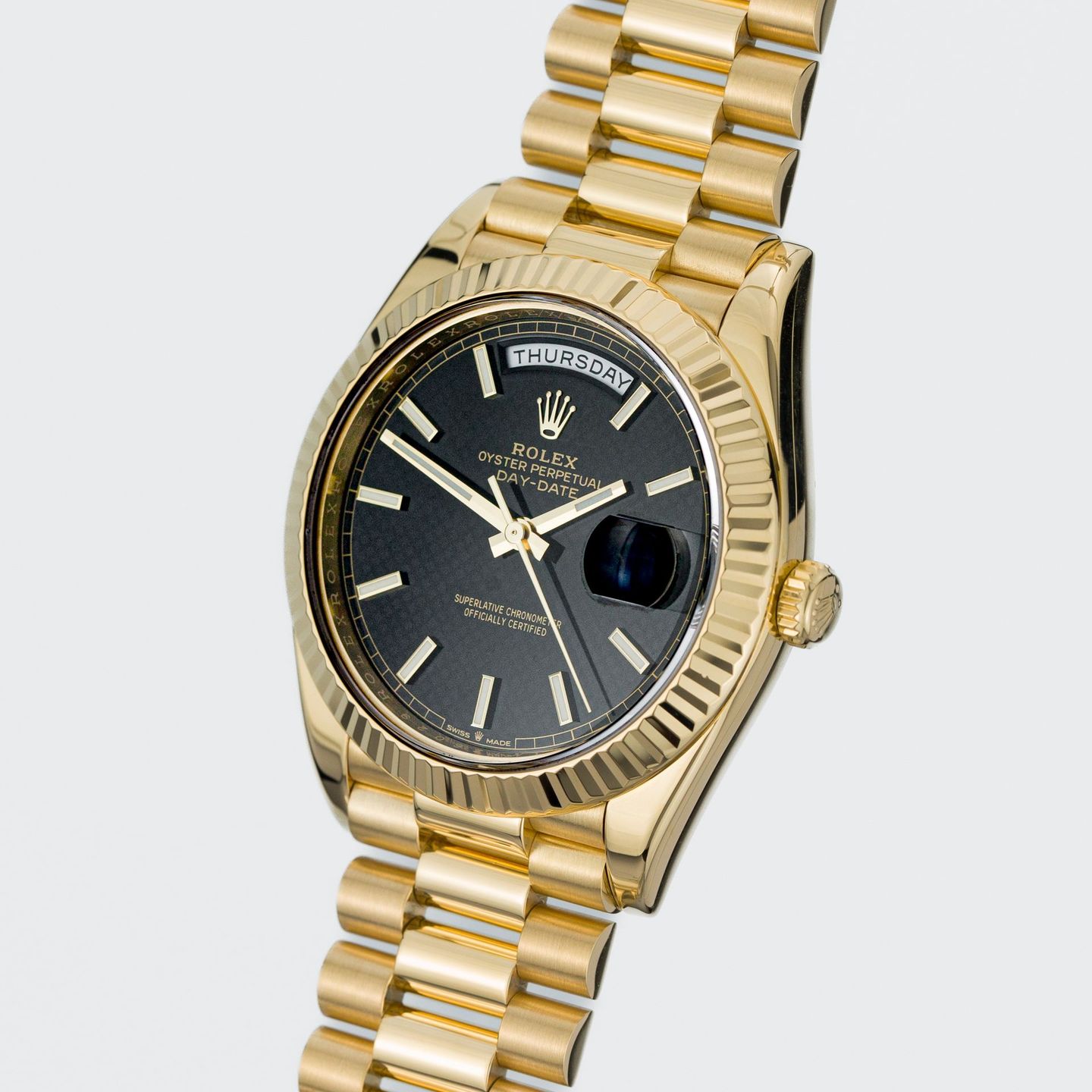 Rolex Day-Date 40 228238 (2020) - 40mm Geelgoud (3/7)