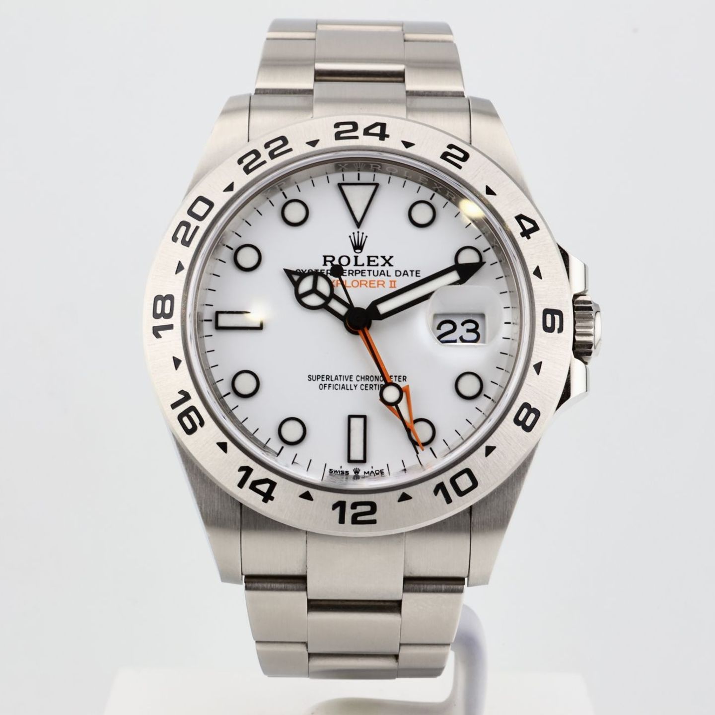 Rolex Explorer II 226570 (2024) - White dial 42 mm Steel case (1/2)