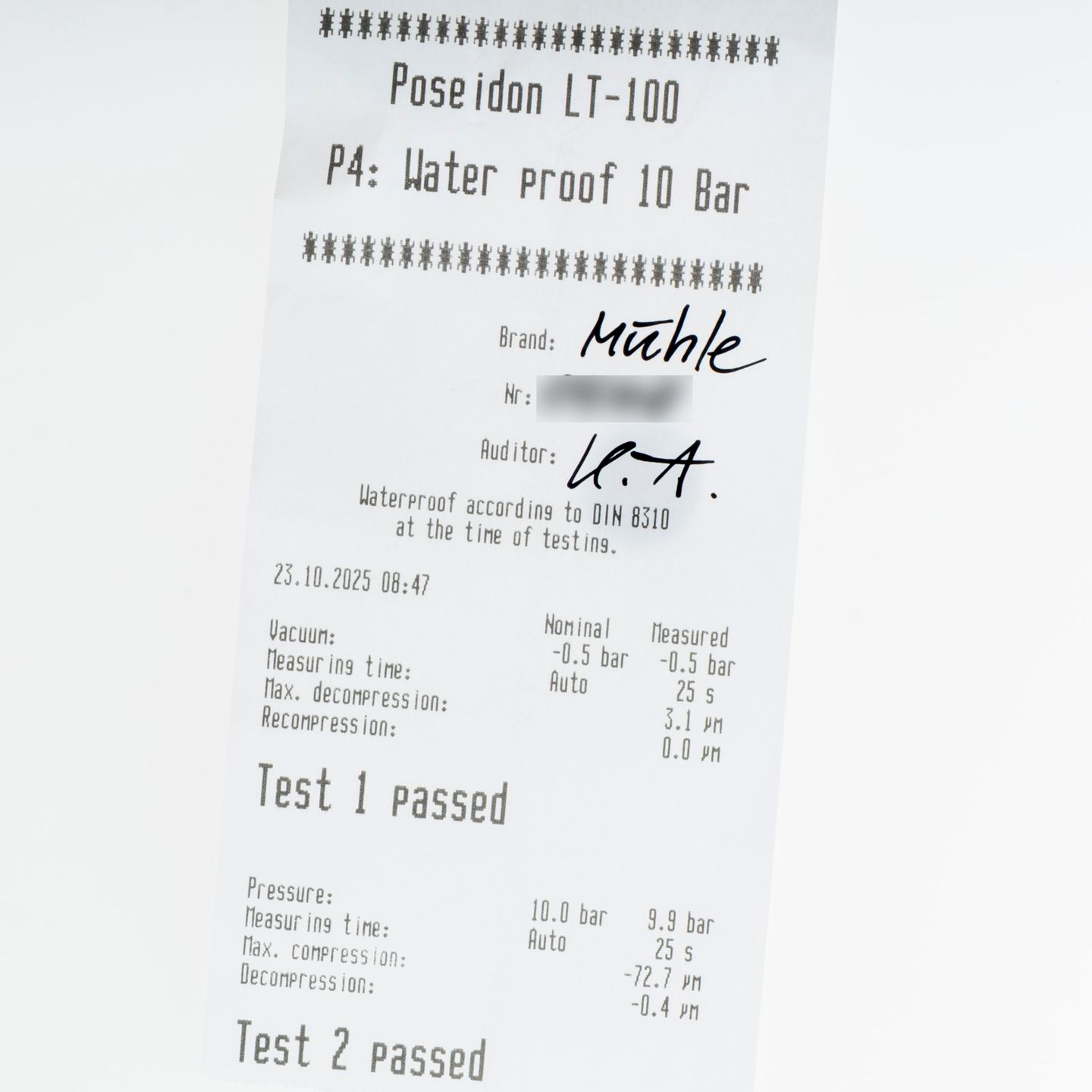 Mühle Glashütte Teutonia I M1-29-65-200LB - (5/8)