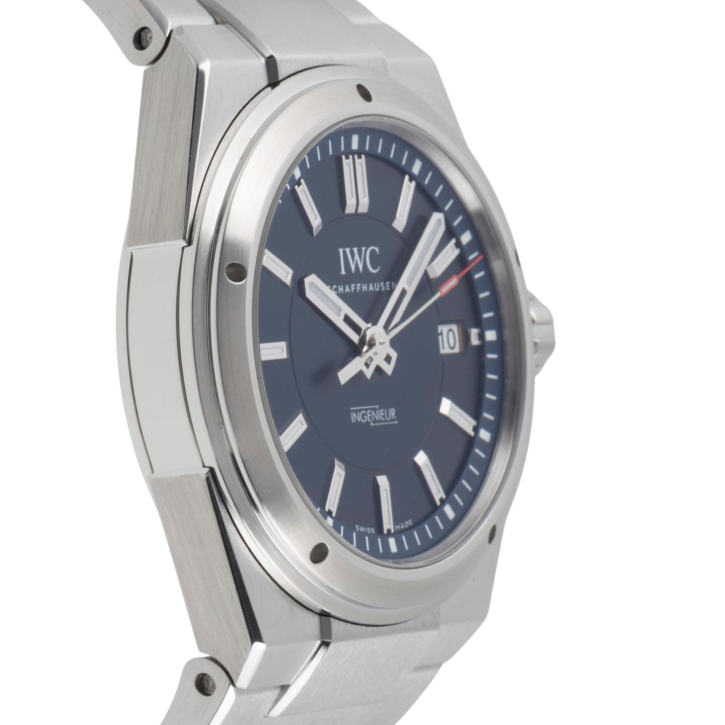 IWC Ingenieur Automatic IW323909 (Unknown (random serial)) - Blue dial 40 mm Steel case (7/8)
