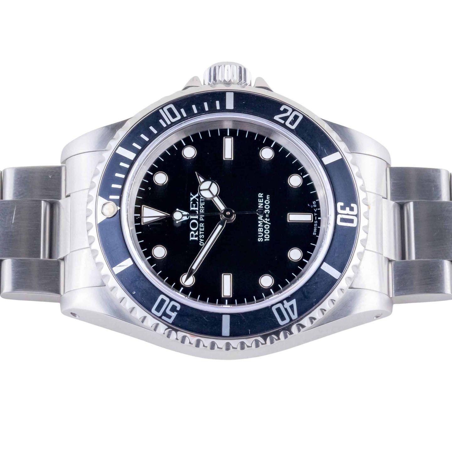 Rolex Submariner No Date 14060 (1993) - Zwart wijzerplaat 40mm Staal (5/8)