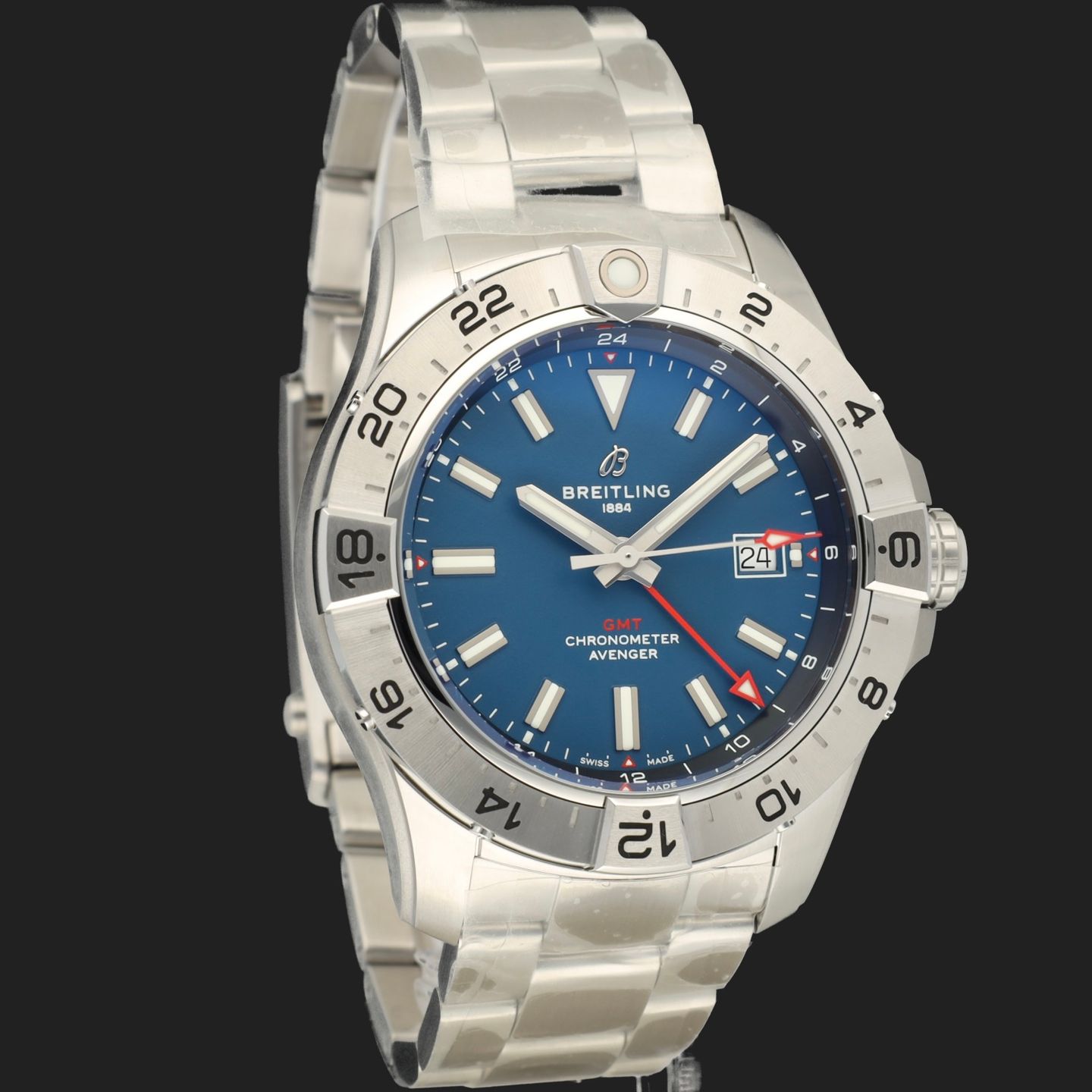 Breitling Avenger A32320101C1A1 (2024) - Blue dial 44 mm Steel case (4/7)