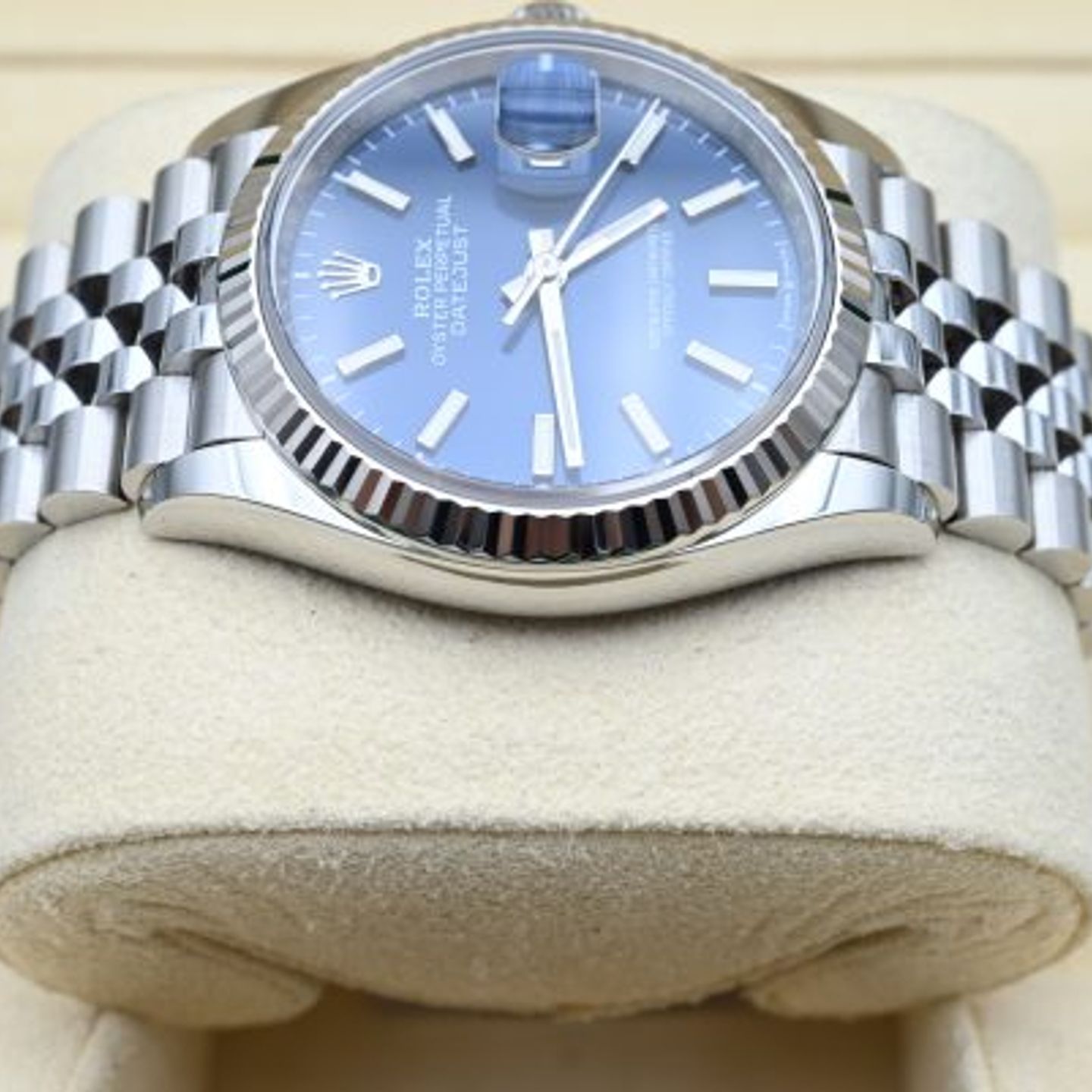 Rolex Datejust 36 126234 (2023) - Blauw wijzerplaat 36mm Staal (4/8)