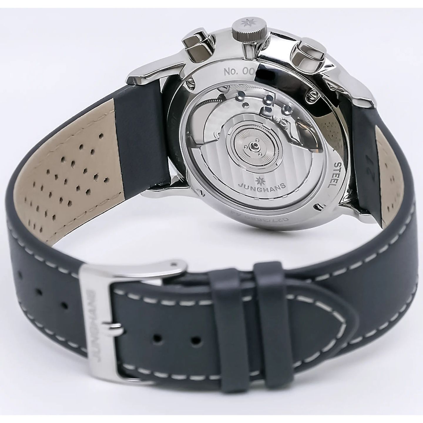 Junghans Meister Driver 027/3686.44 (Unknown (random serial)) - Grey dial 41 mm Steel case (8/8)