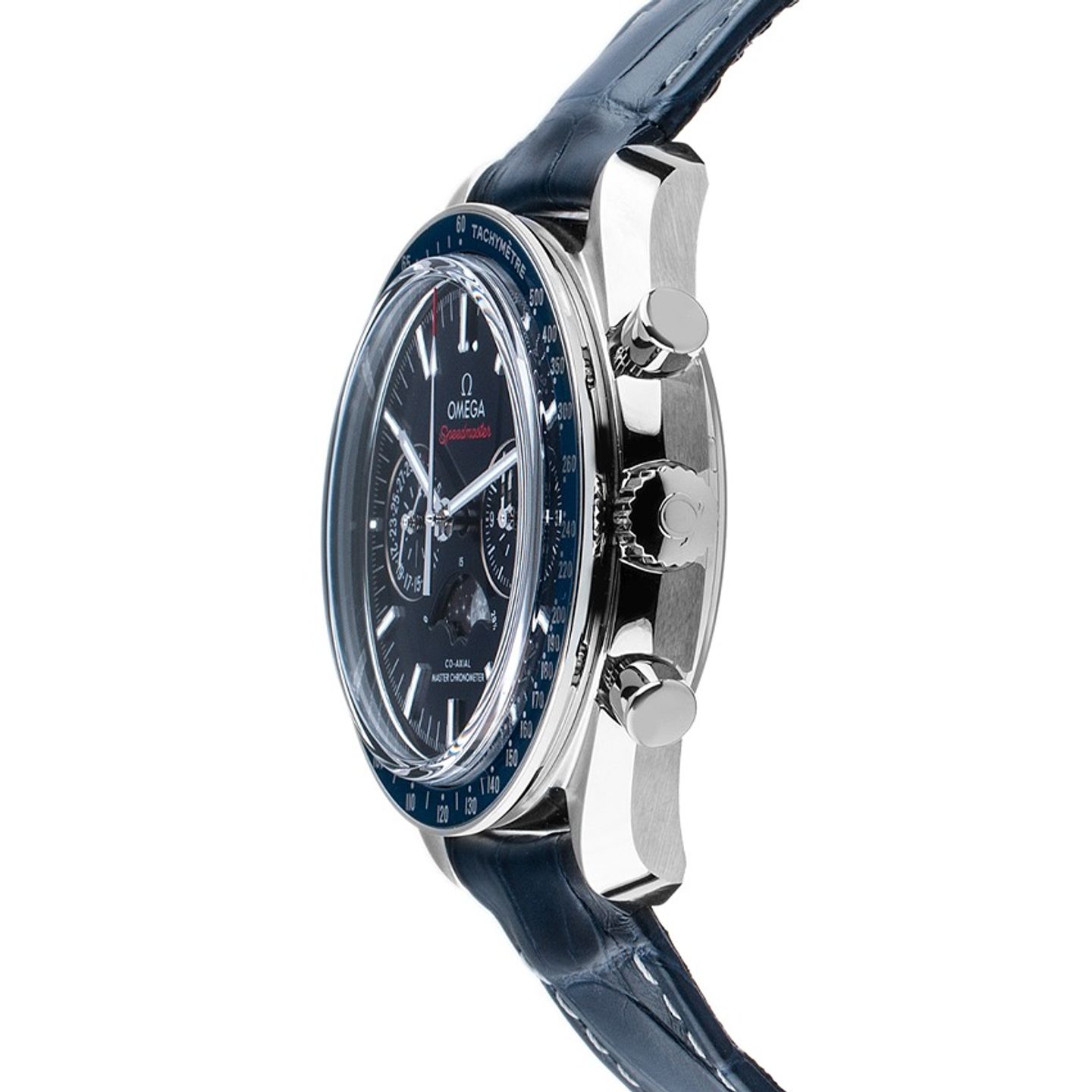 Omega Speedmaster Moonphase 304.33.44.52.03.001 (2025) - Blue dial 44 mm Steel case (4/8)