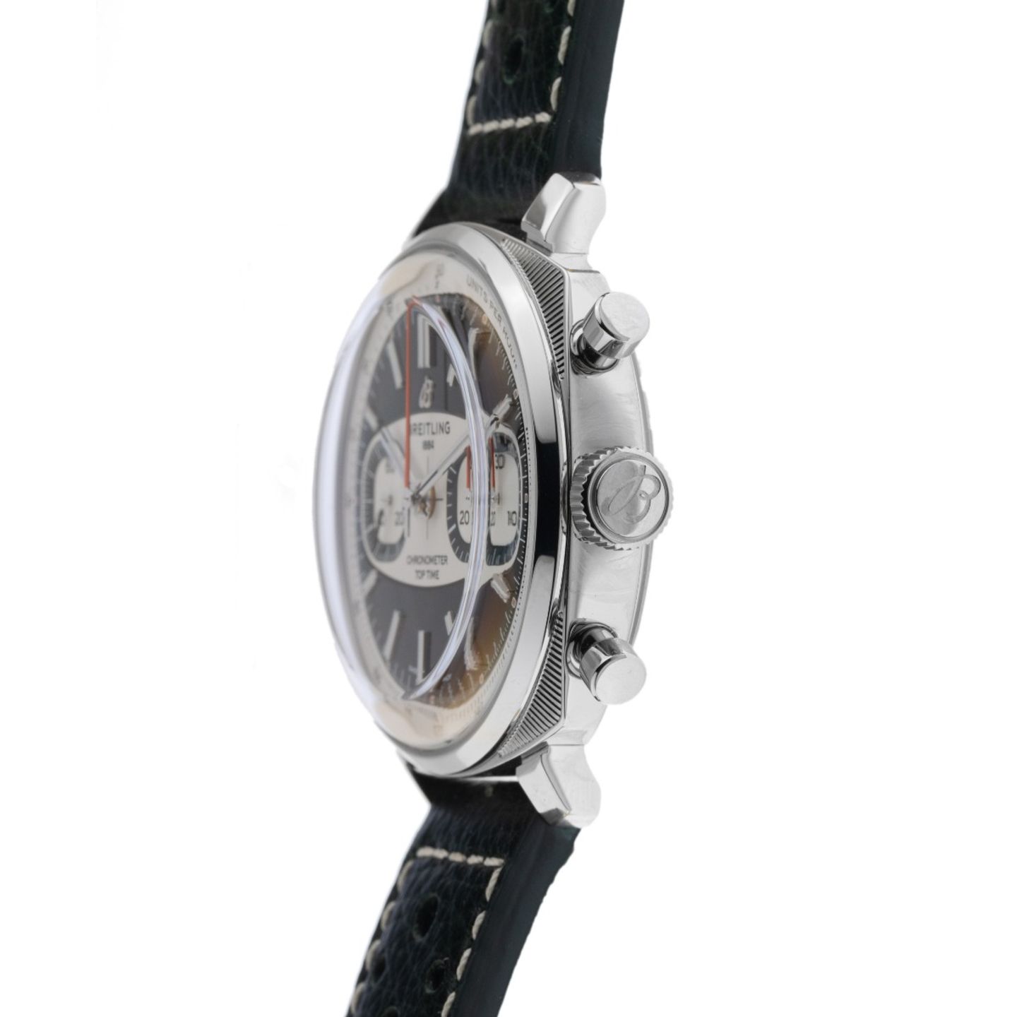 Breitling Top Time AB01771A1L1X1 (2025) - Green dial 38 mm Steel case (4/7)